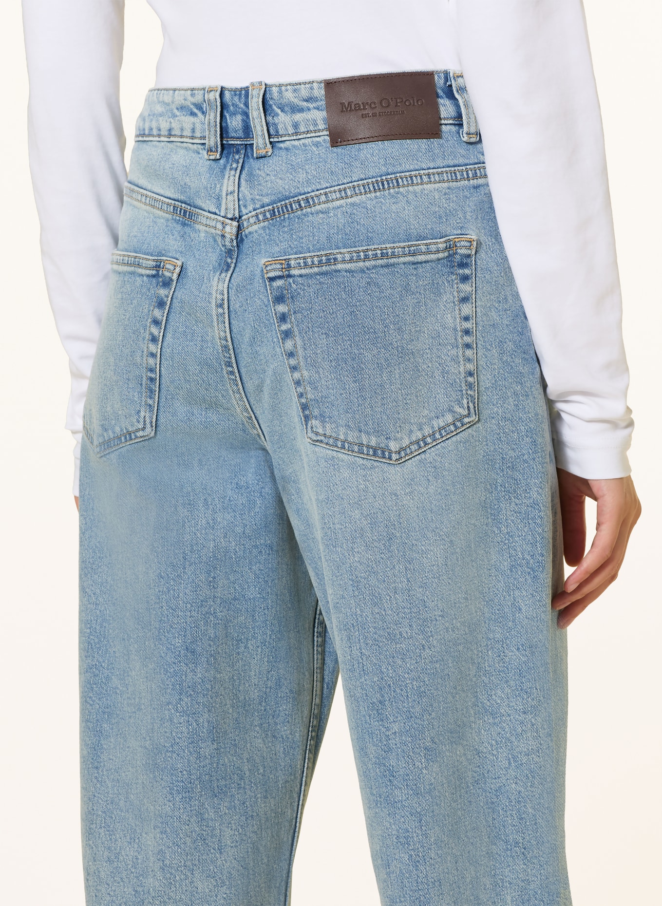 Marc O'Polo Jean cropped LARA, coupe décontractée: 5701 Light Blue_Multi_03