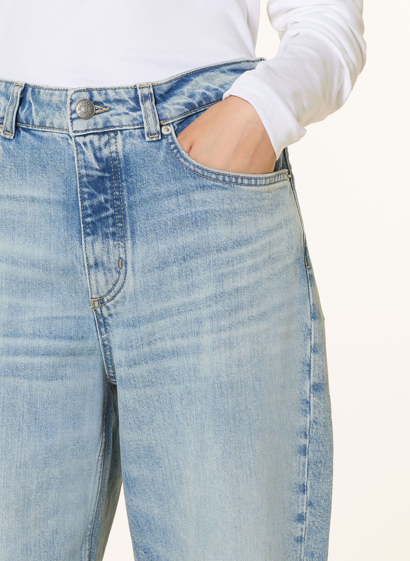 Marc O'Polo Jean cropped LARA, coupe décontractée: 5701 Light Blue_Multi_03