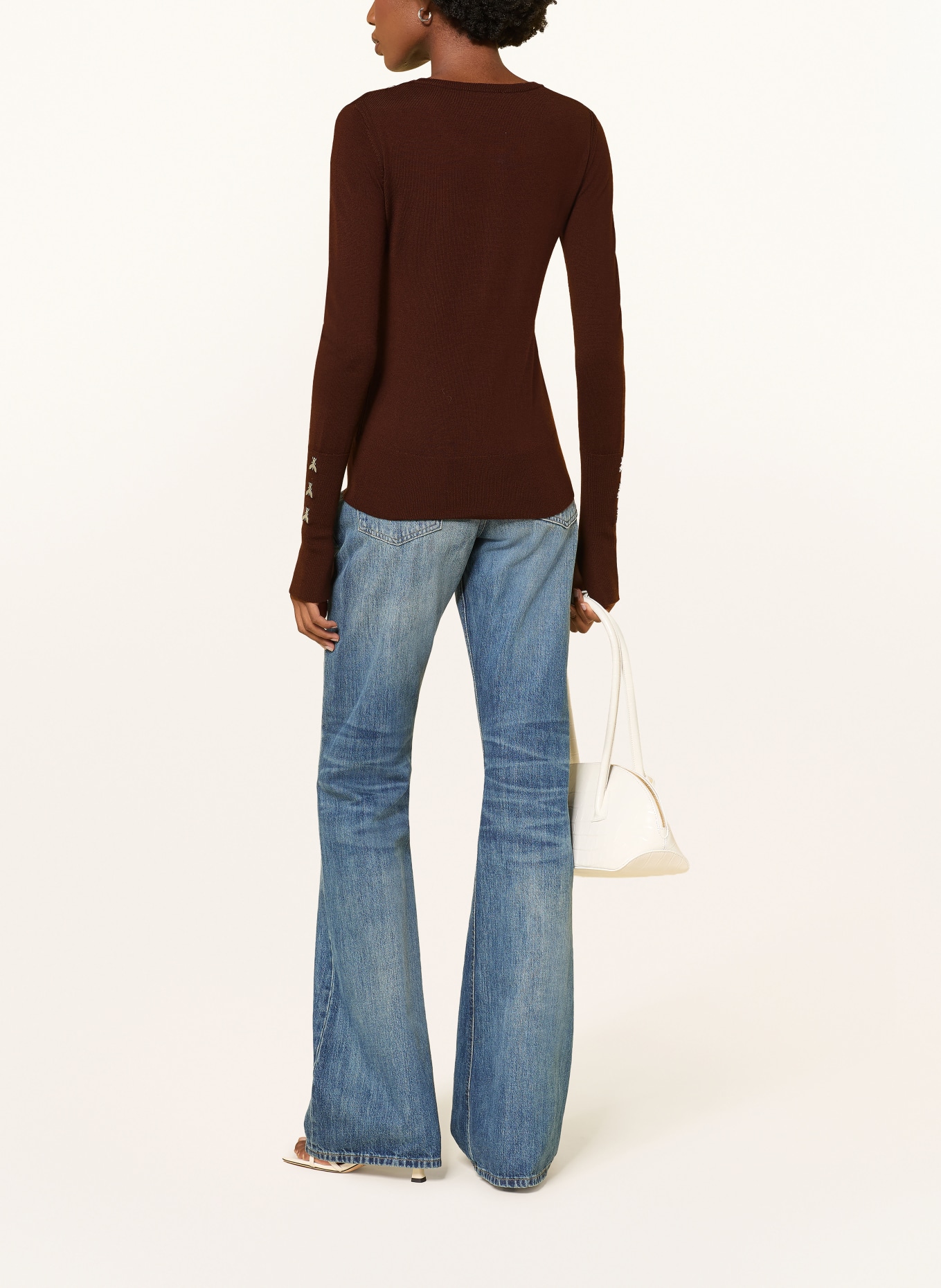 PATRIZIA PEPE Vest: MARRON FONCÉ