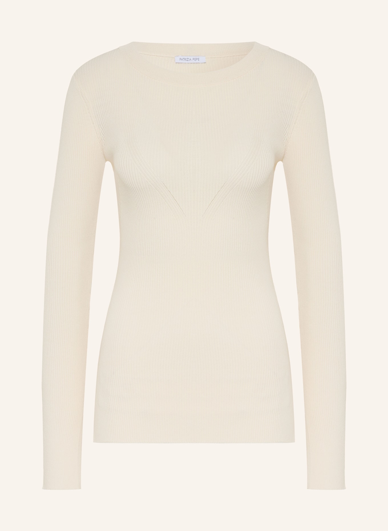 PATRIZIA PEPE Longsleeve: CRÈME
