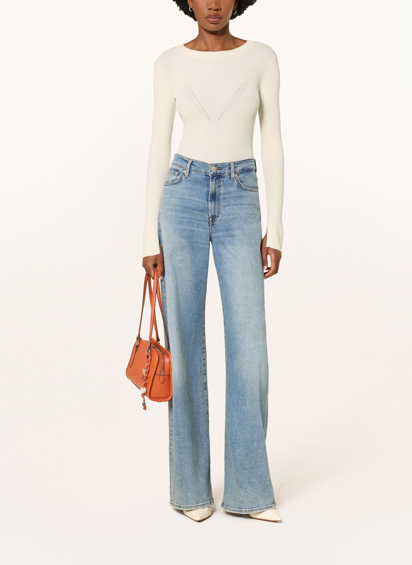PATRIZIA PEPE Longsleeve: CRÈME