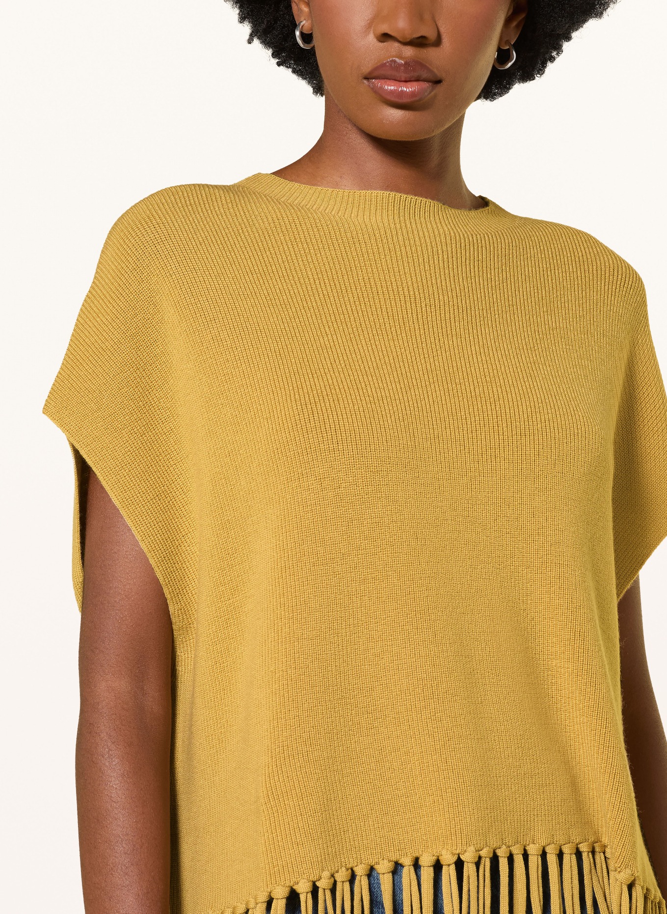 PATRIZIA PEPE Poncho: CAMEL