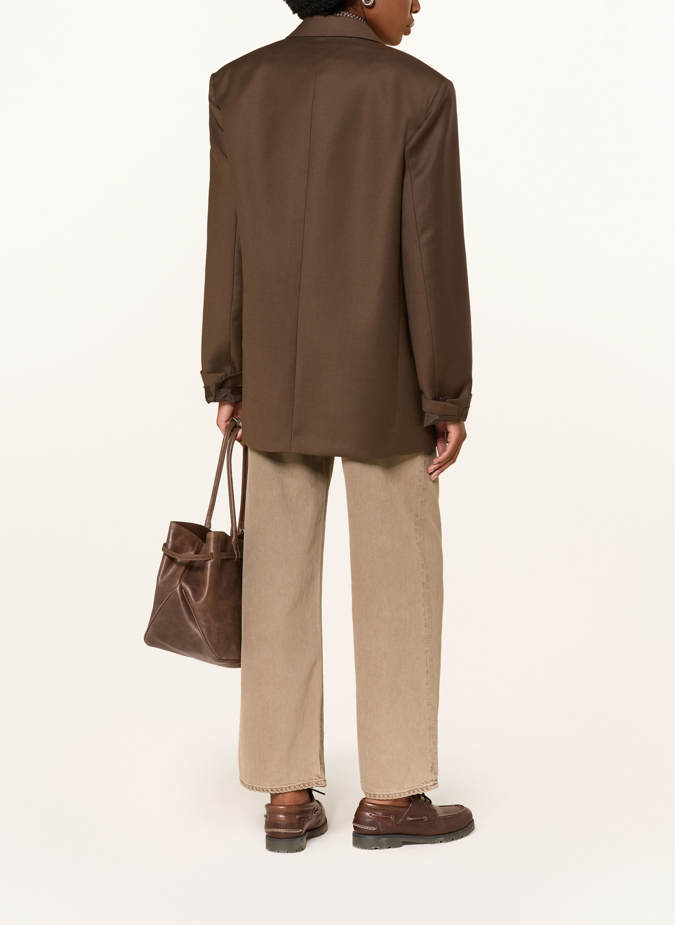AGOLDE Jeansy wide leg LOW SLUNG BAGGY: trail md grey brown