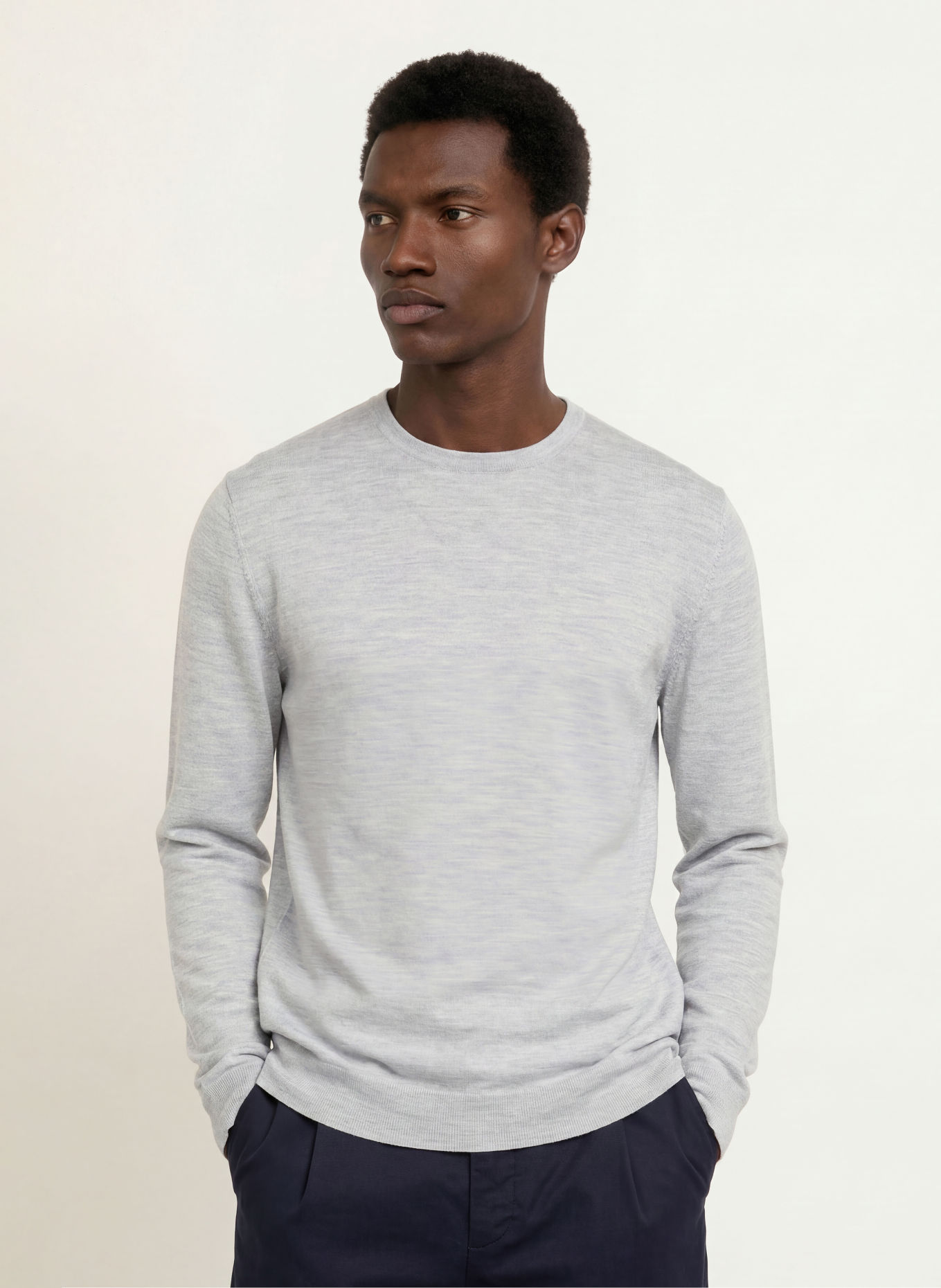 PAUL Sweater: LIGHT GRAY