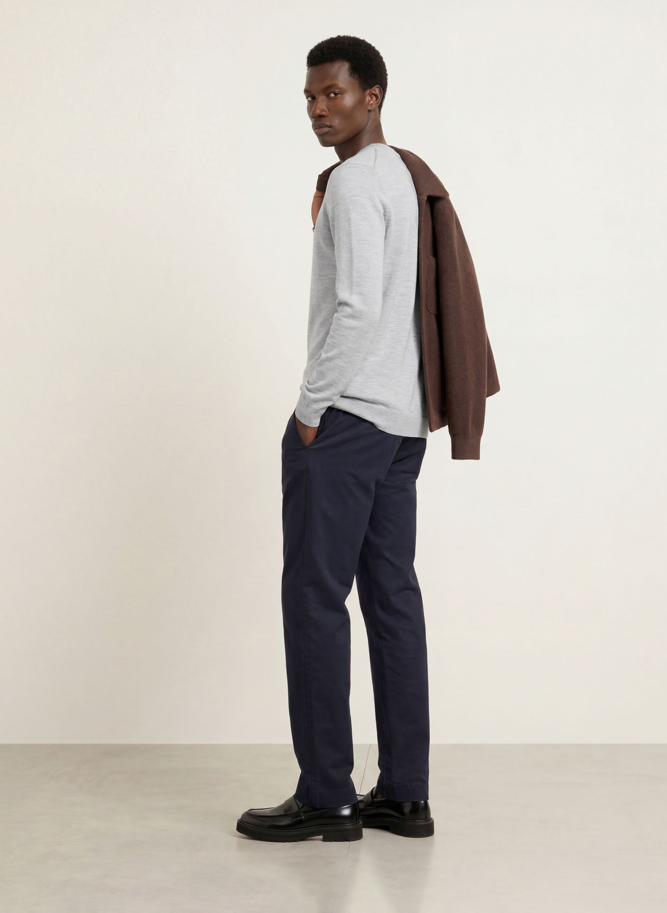 PAUL Sweater: LIGHT GRAY