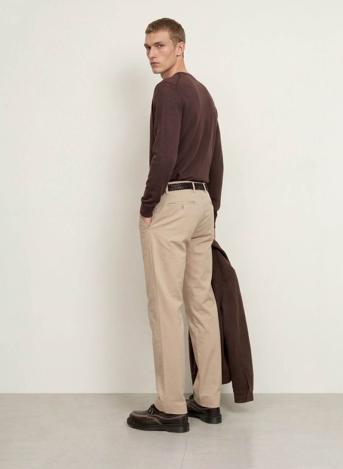PAUL Pullover: DUNKELBRAUN