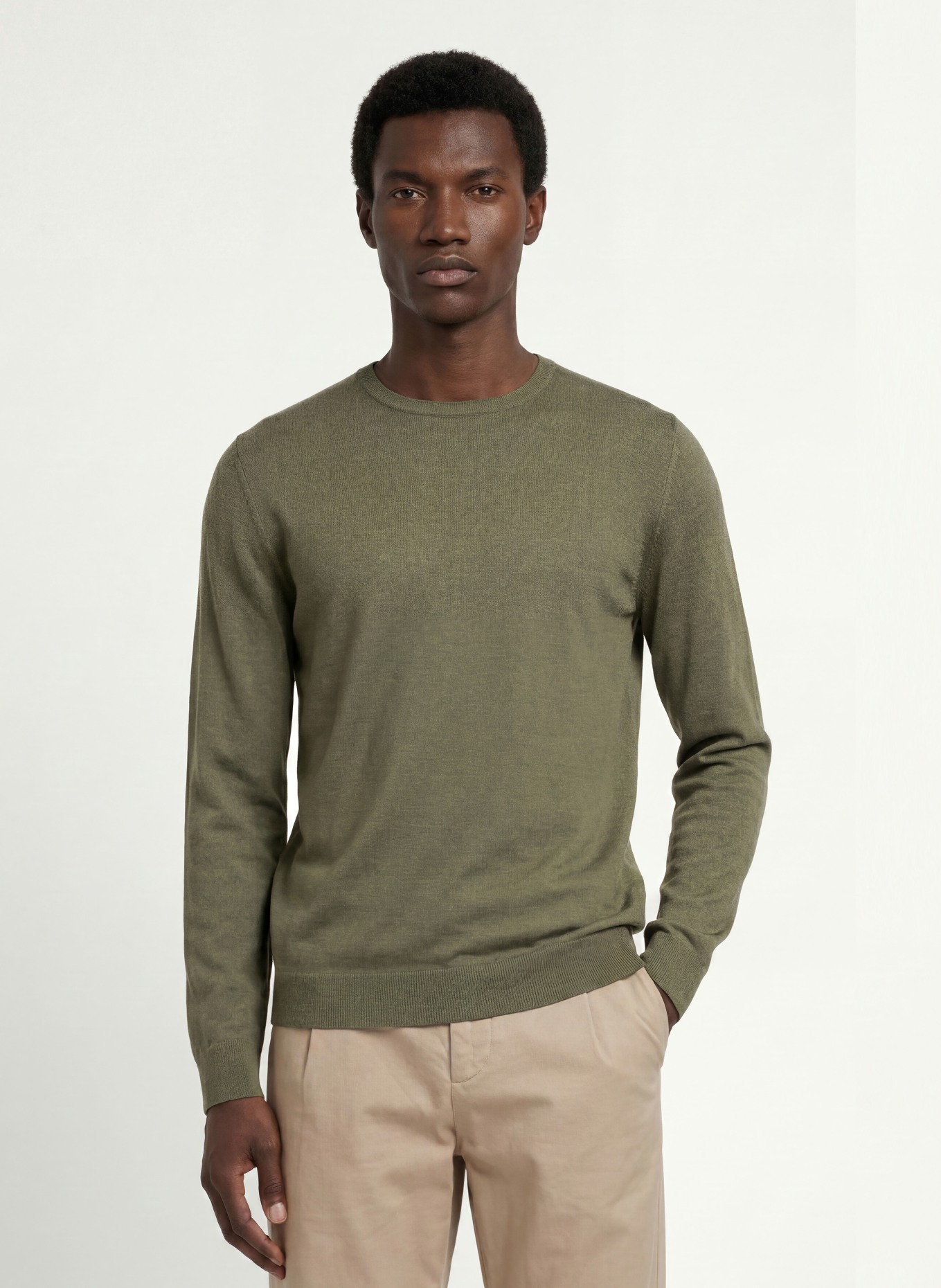 PAUL Sweater: OLIVE