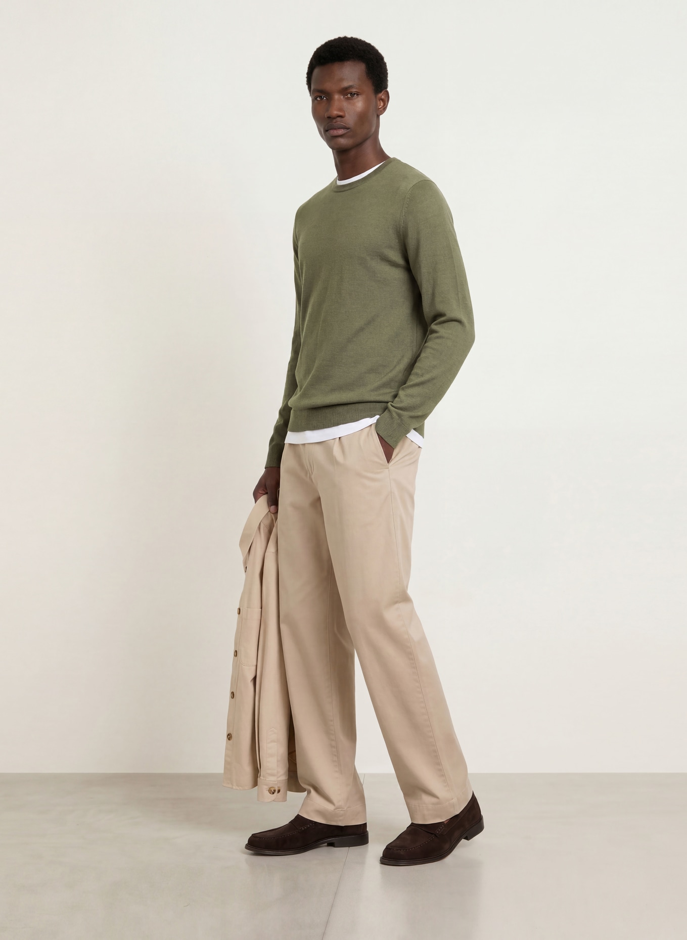 PAUL Sweater: OLIVE