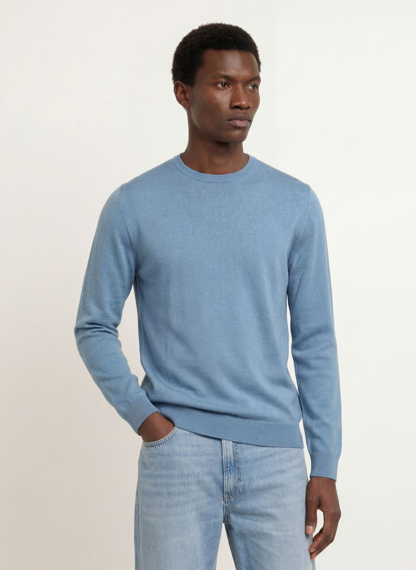 PAUL Pullover: BLAUGRAU