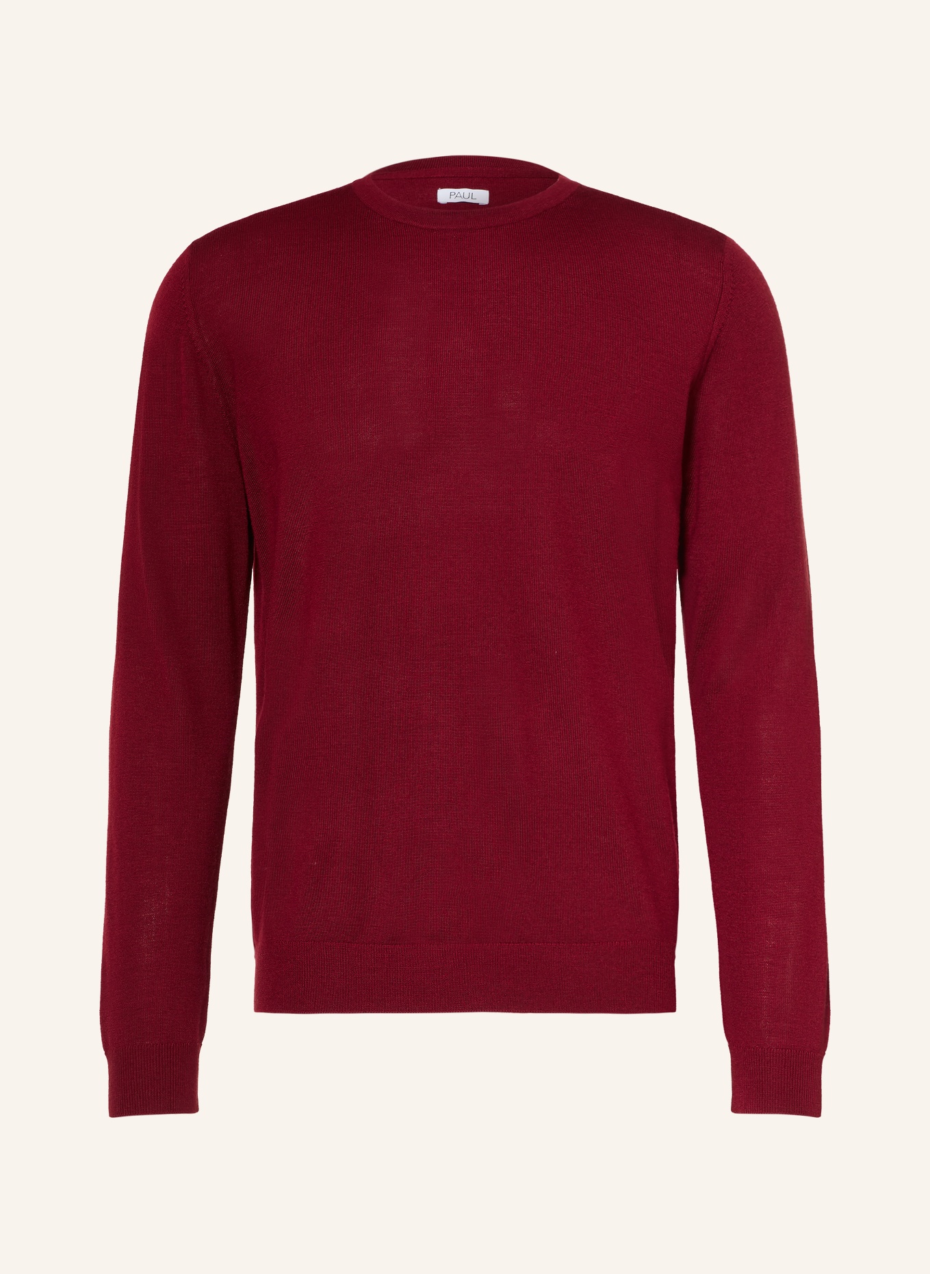 PAUL Pullover: DUNKELROT