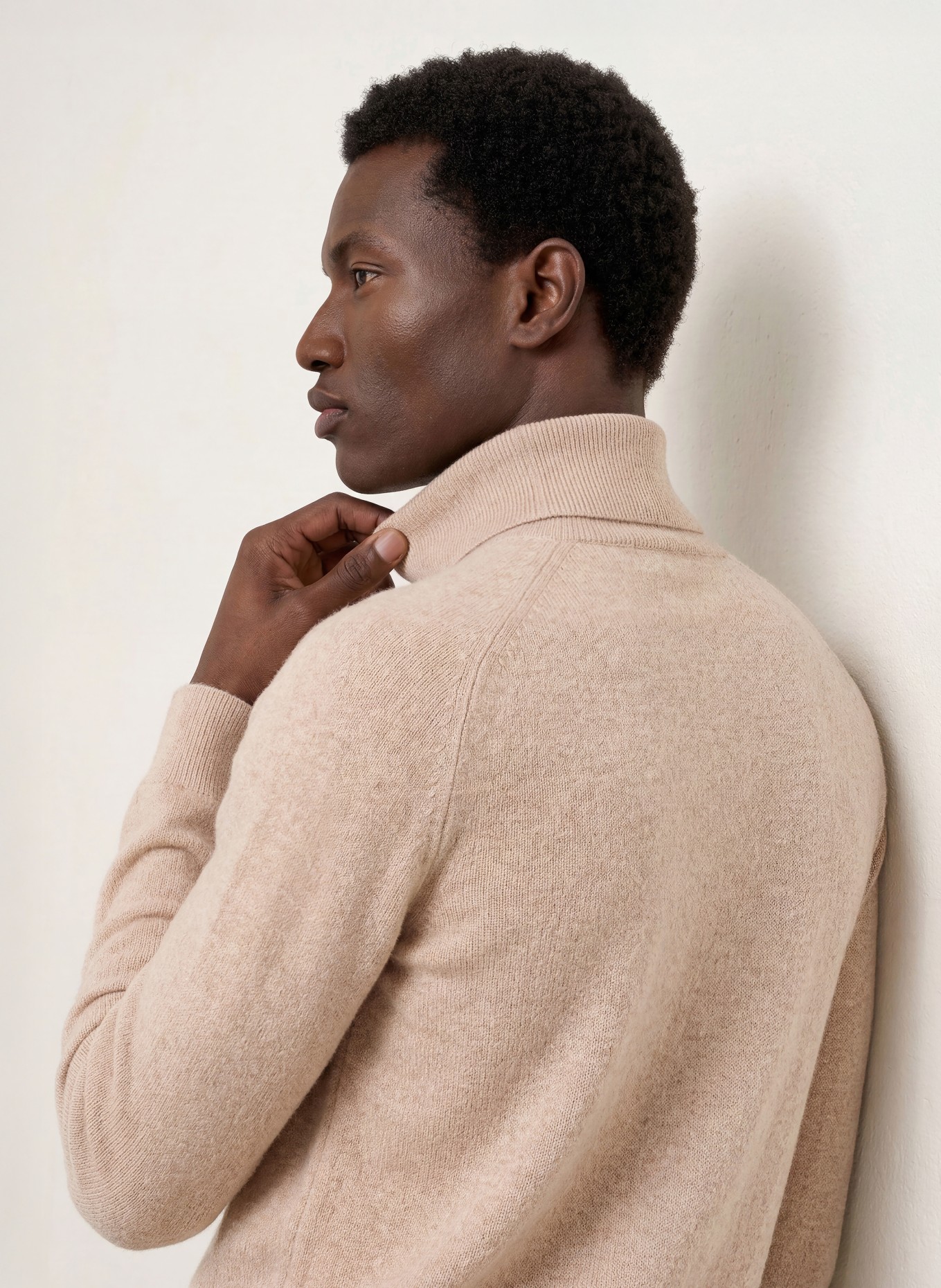 PAUL Rollkragenpullover aus Cashmere: BEIGE