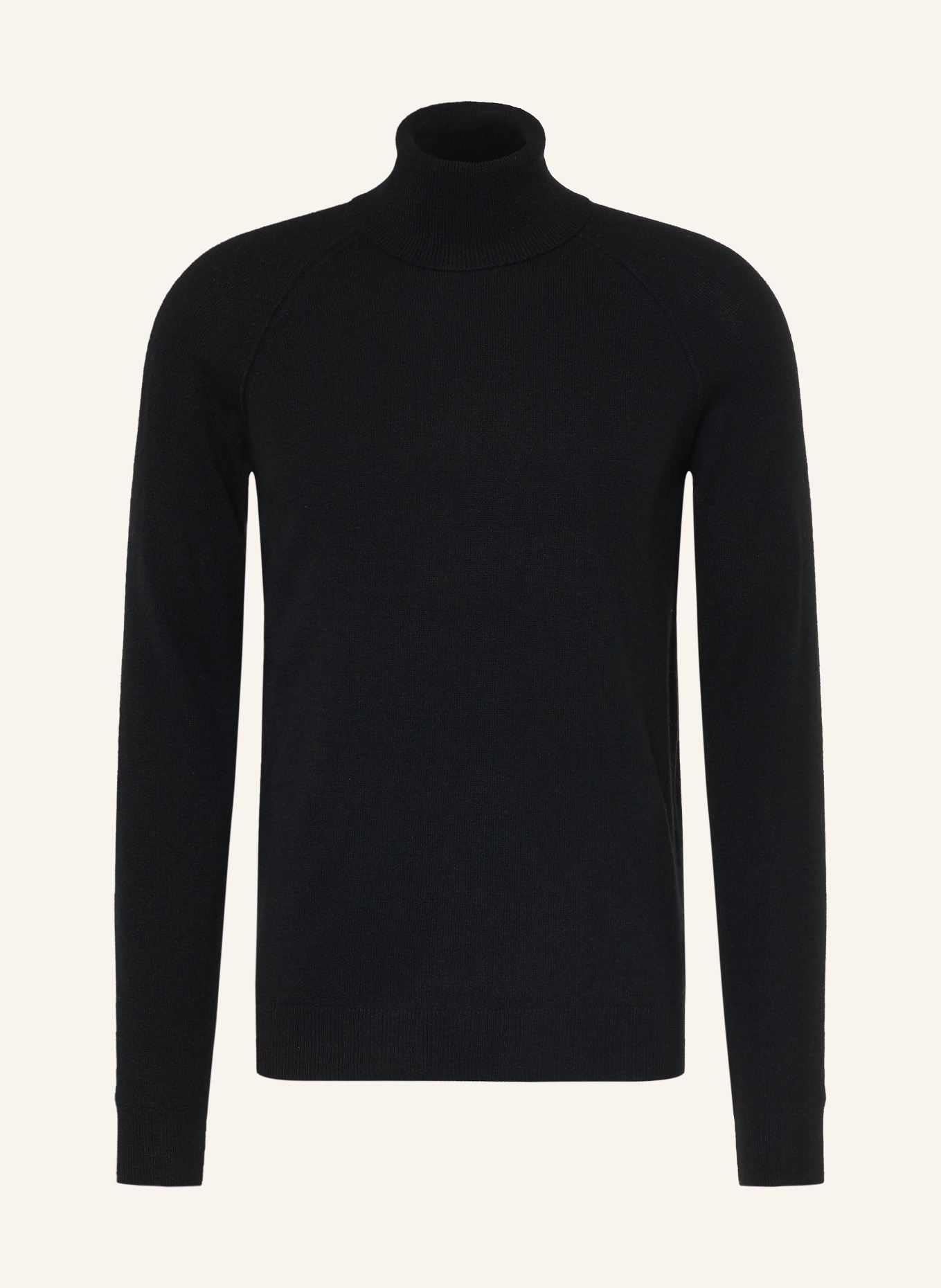 PAUL Cashmere turtleneck sweater: BLACK