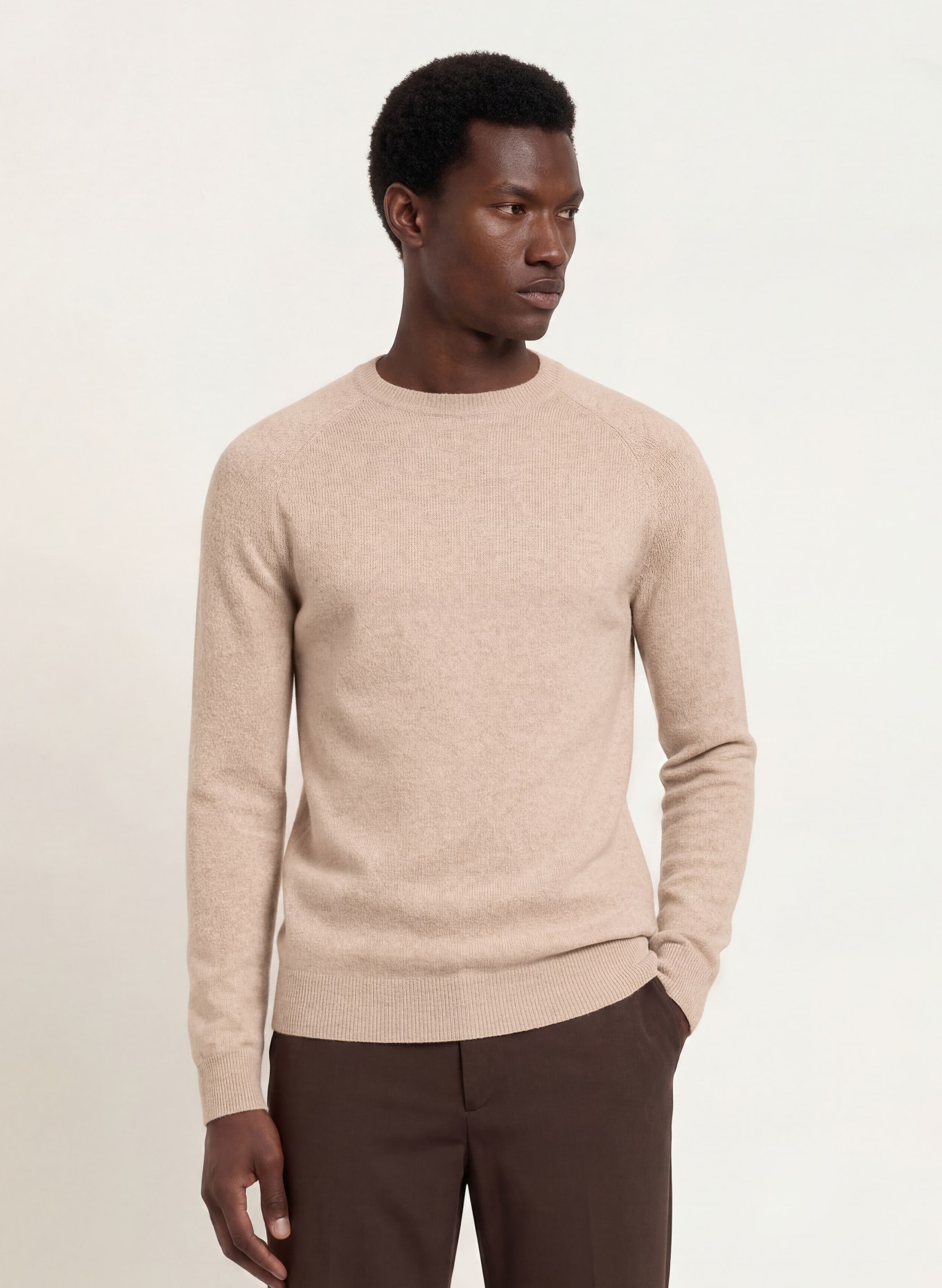 PAUL Cashmere Sweater: BEIGE
