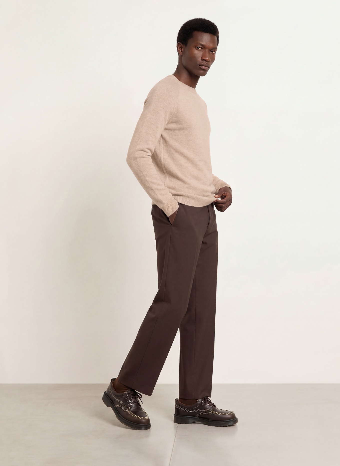 PAUL Cashmere Sweater: BEIGE