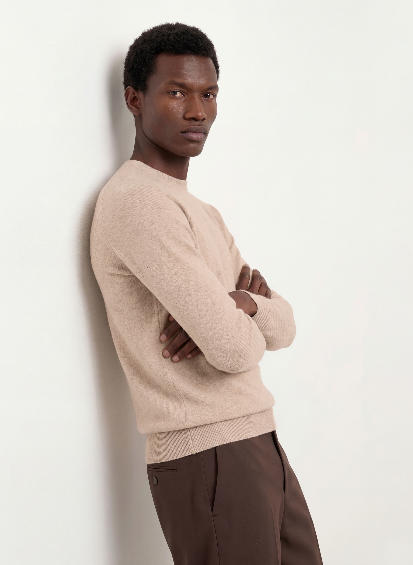 PAUL Cashmere Sweater: BEIGE