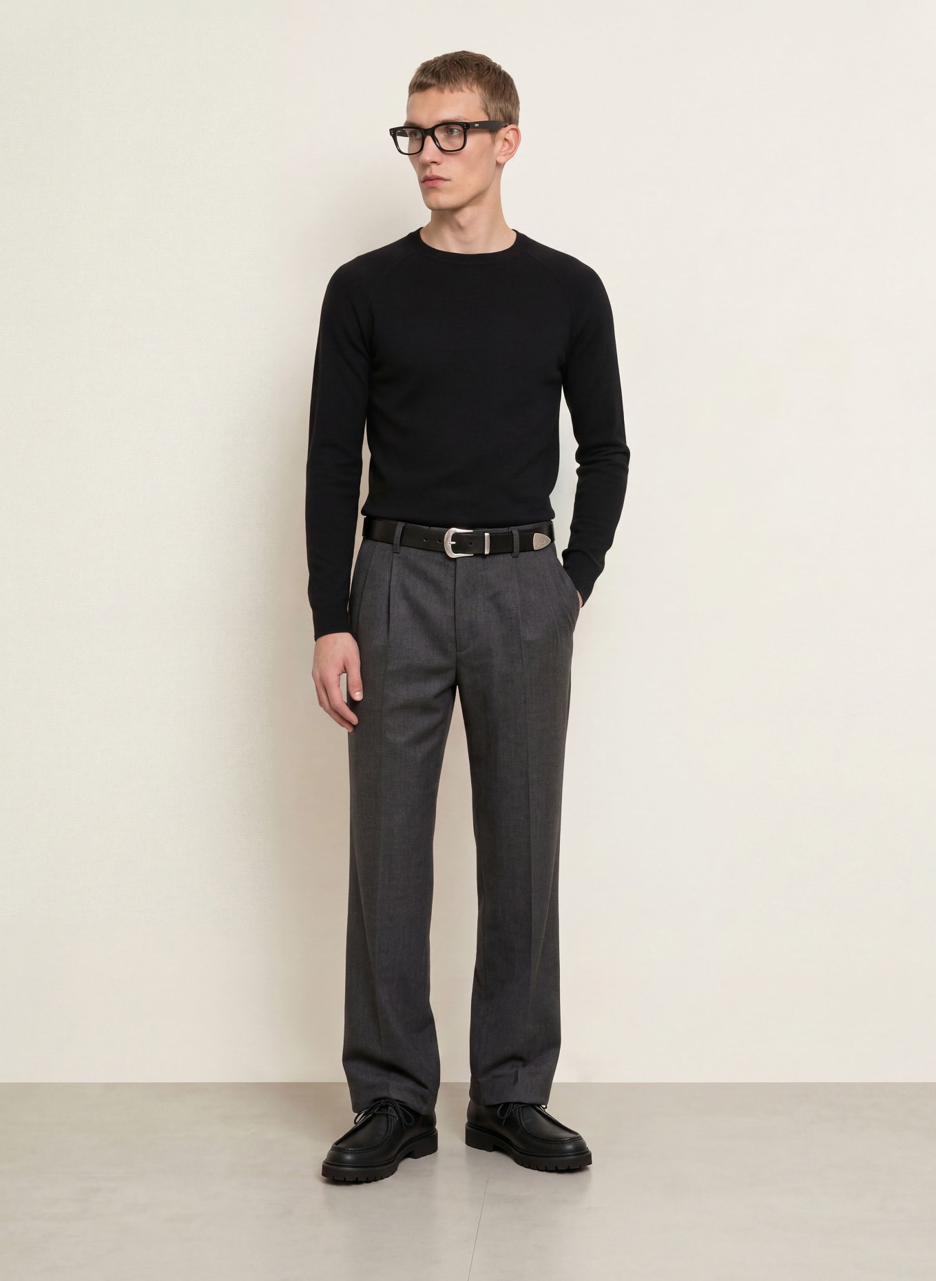 PAUL Cashmere Sweater: BLACK