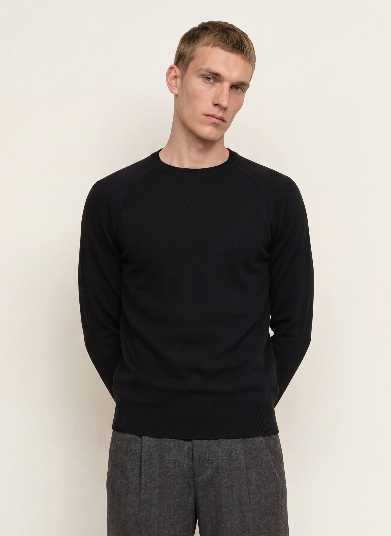 PAUL Cashmere Sweater: BLACK