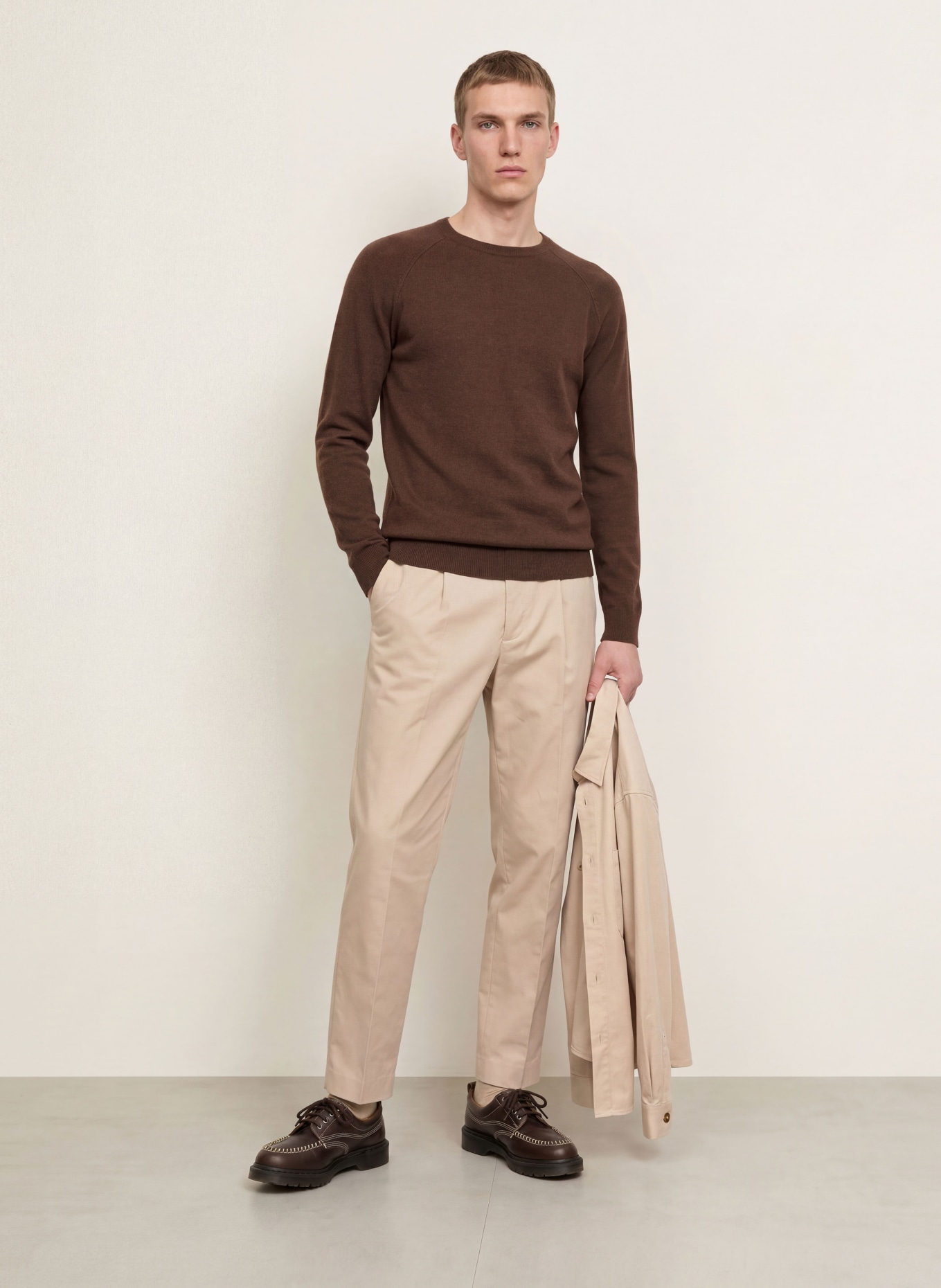 PAUL Cashmere Sweater: BROWN