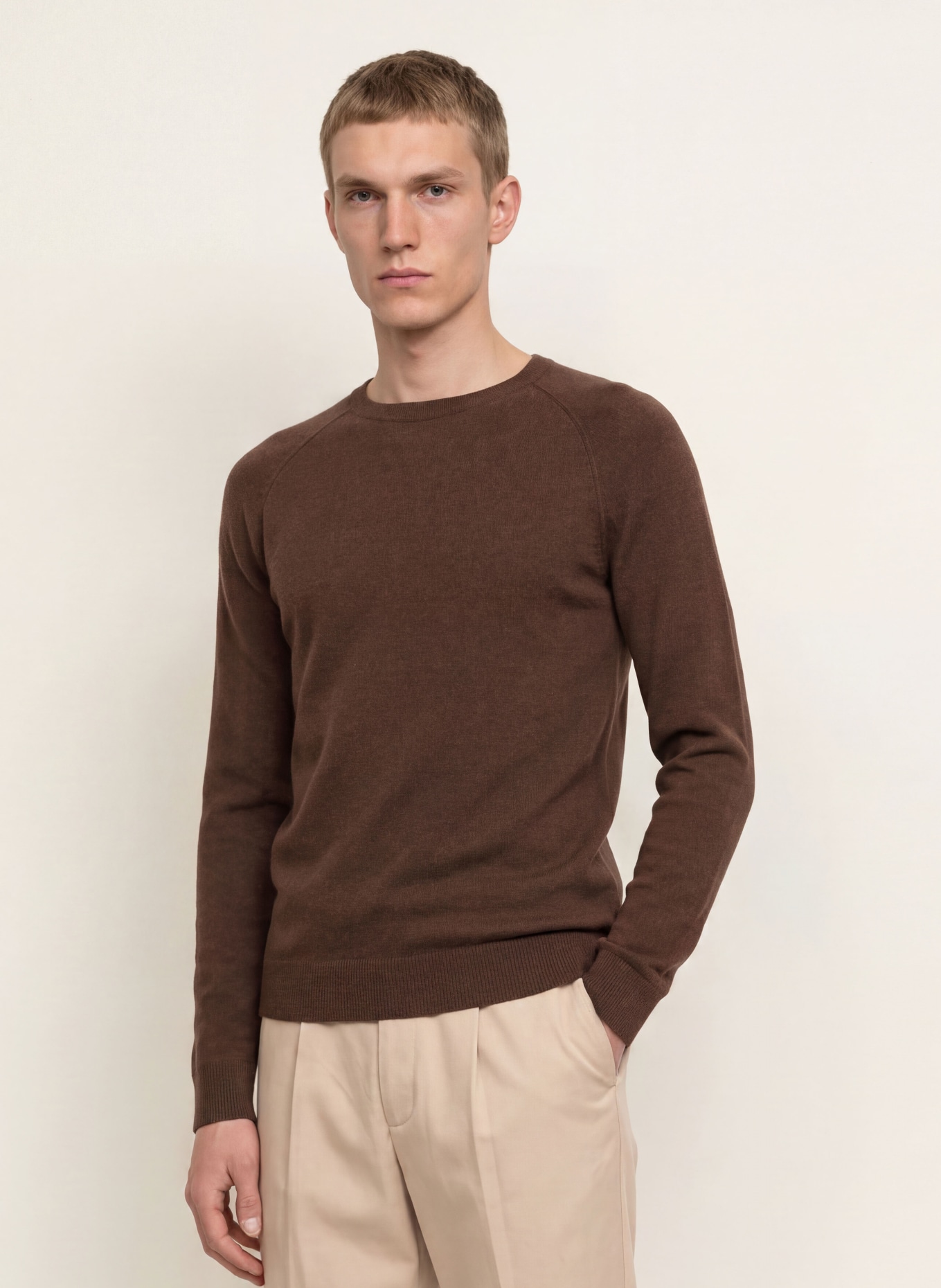 PAUL Cashmere Sweater: BROWN