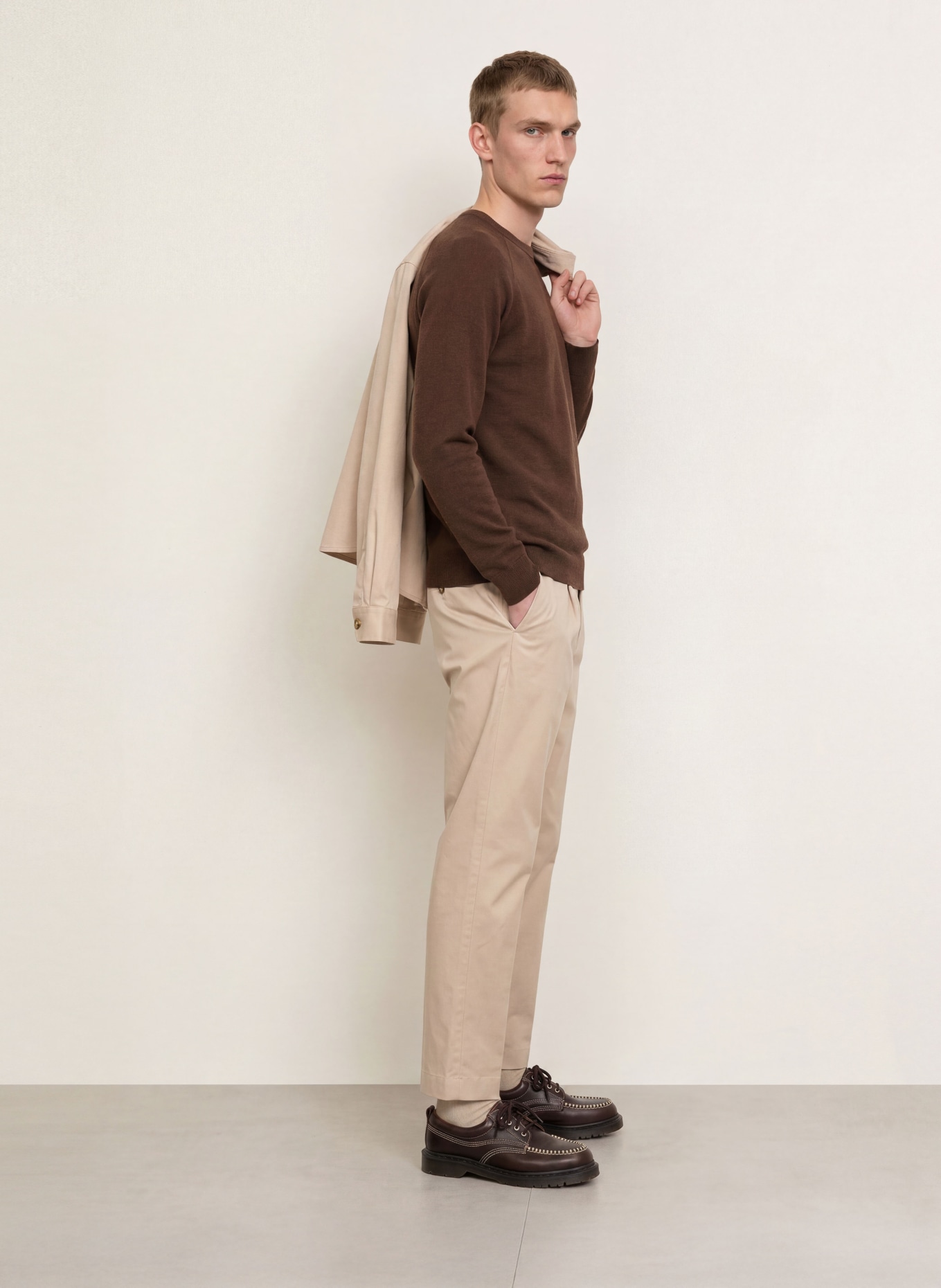 PAUL Cashmere Sweater: BROWN