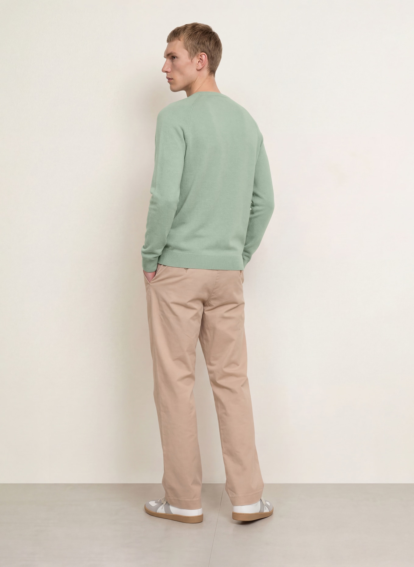 PAUL Cashmere Sweater: LIGHT GREEN