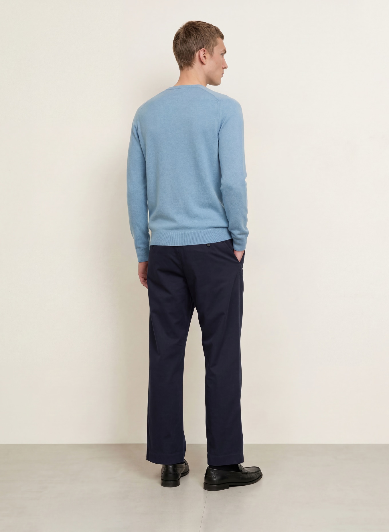 PAUL Cashmere Sweater: LIGHT BLUE