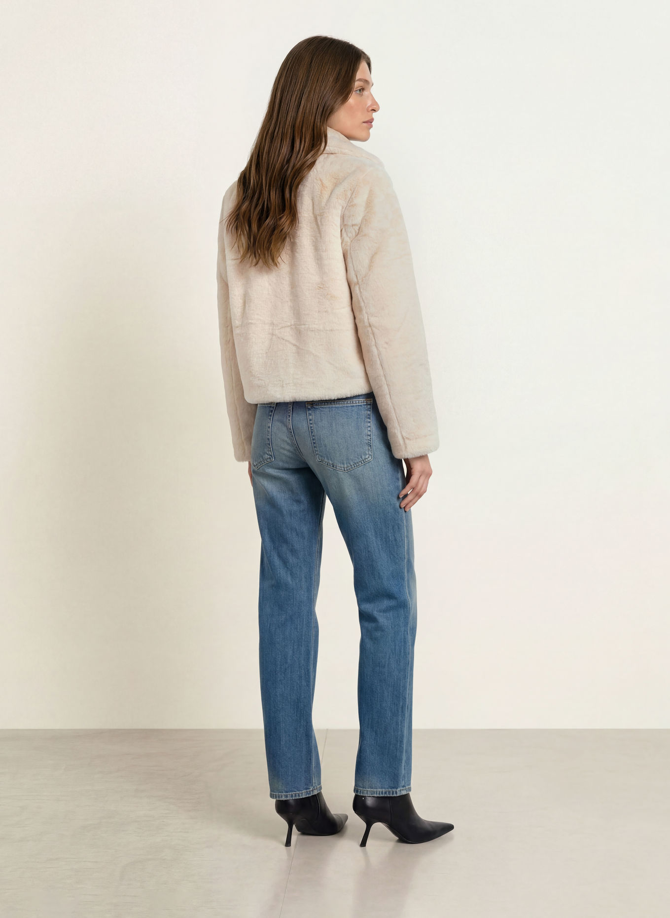 lilienfels Faux Fur Jacket: CREAM