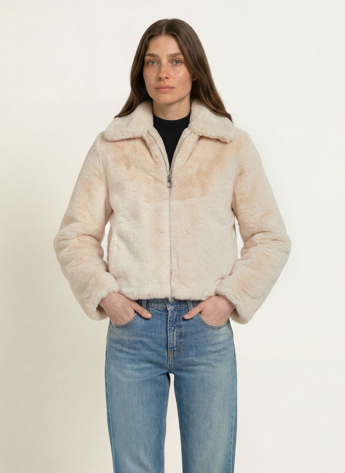 lilienfels Faux Fur Jacket: CREAM