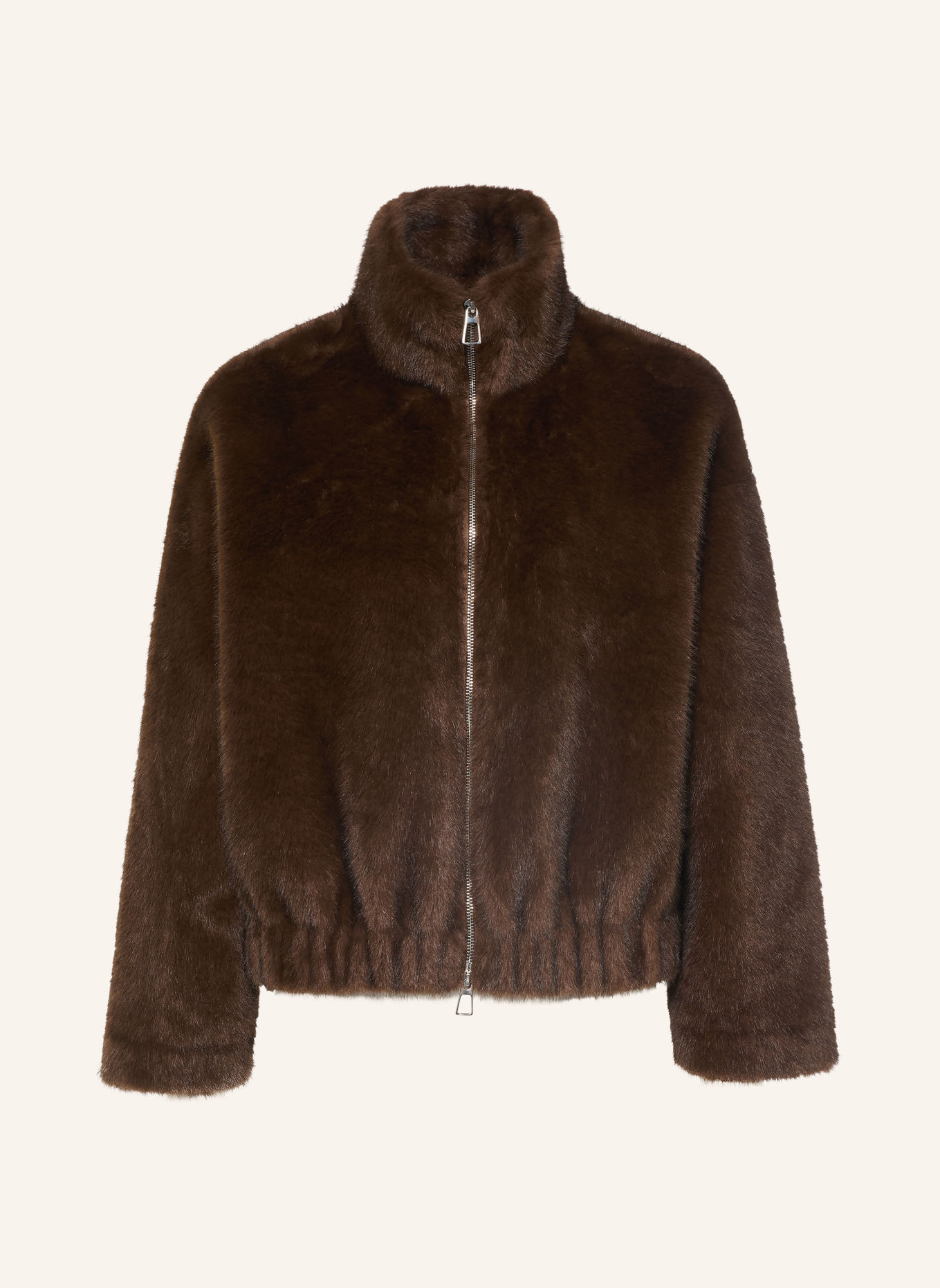lilienfels Jas van imitatiebont: MARRON FONCÉ