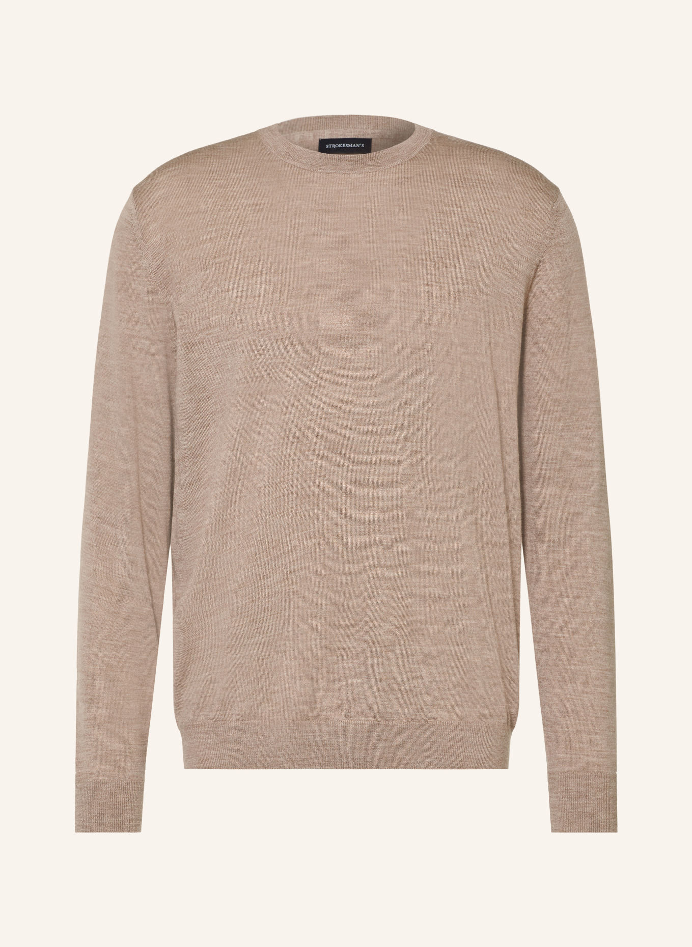 STROKESMAN'S Pullover aus Merinowolle: BEIGE