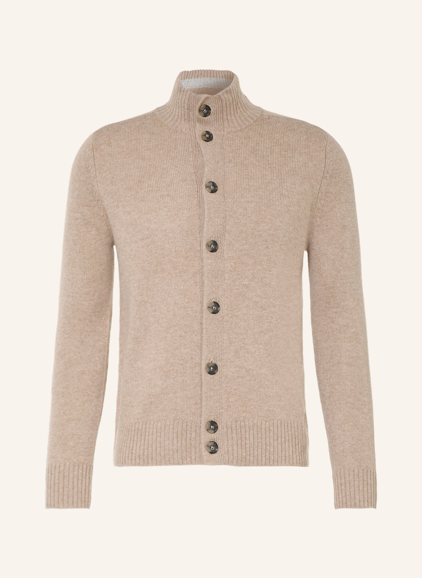STROKESMAN'S Cashmere cardigan: BEIGE