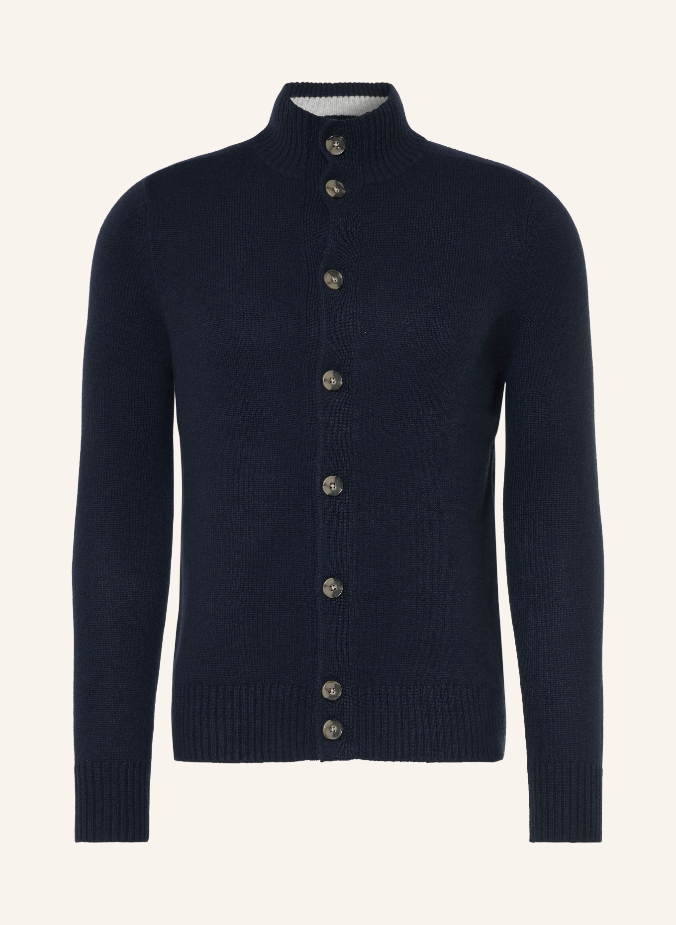 STROKESMAN'S Strickjacke aus Cashmere: DUNKELBLAU