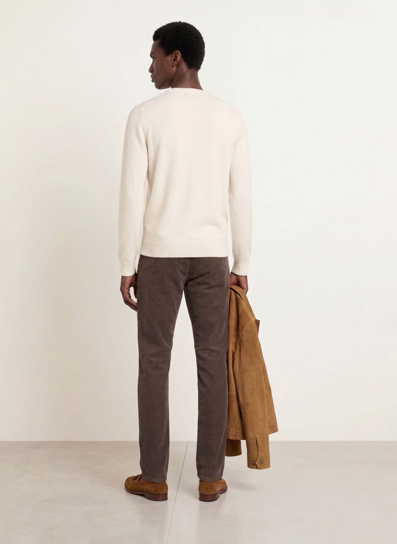 STROKESMAN'S Cashmere-Pullover: ECRU