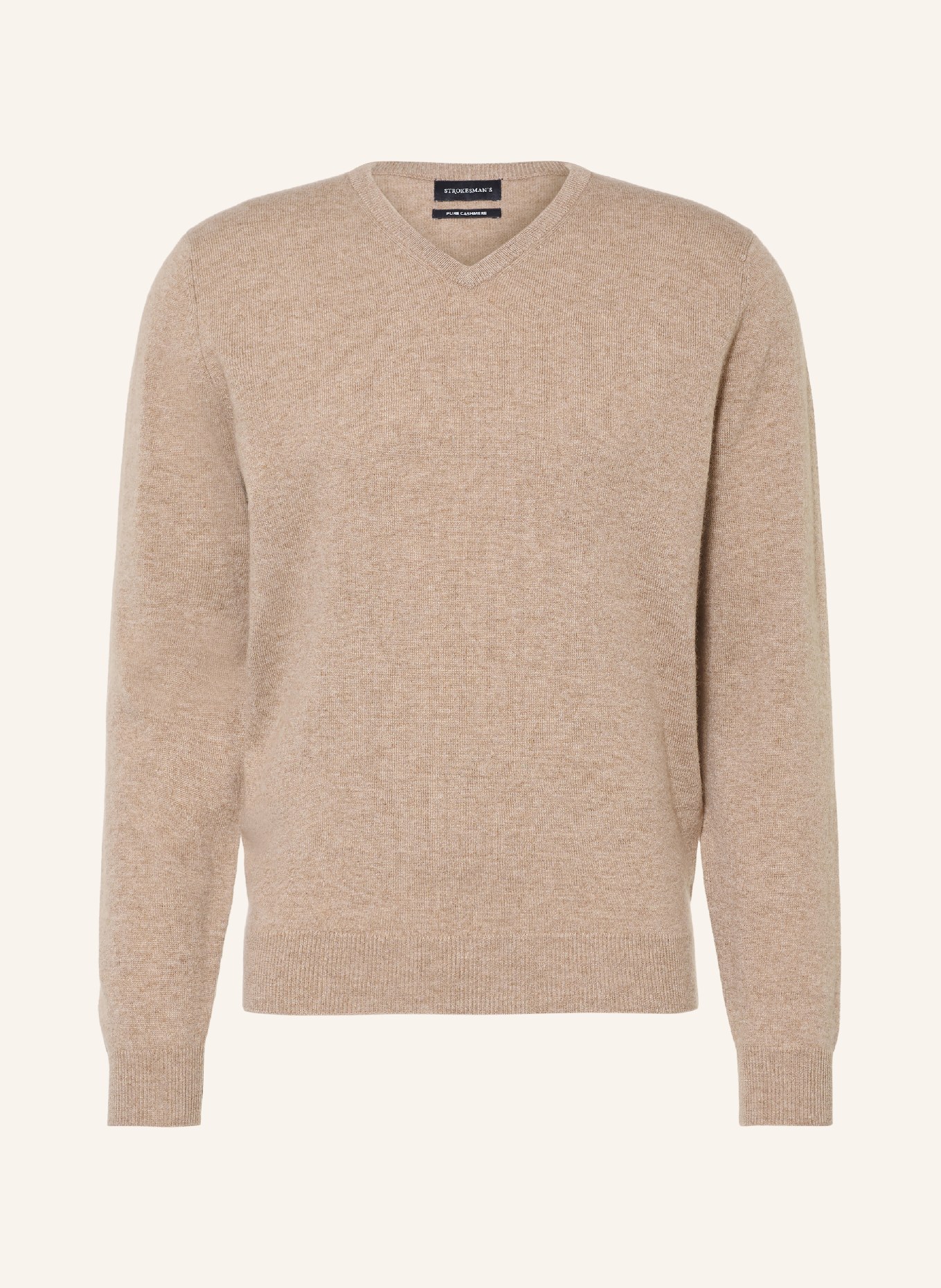 STROKESMAN'S Pull en cachemire: BEIGE