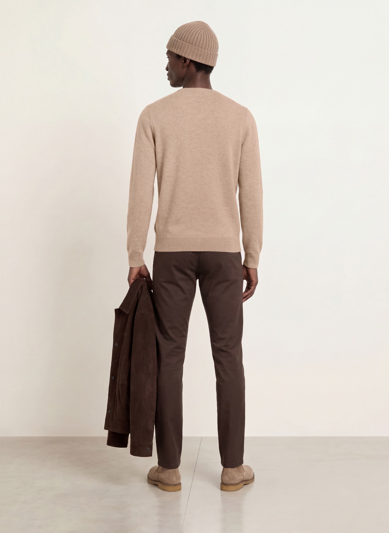 STROKESMAN'S Pull en cachemire: BEIGE