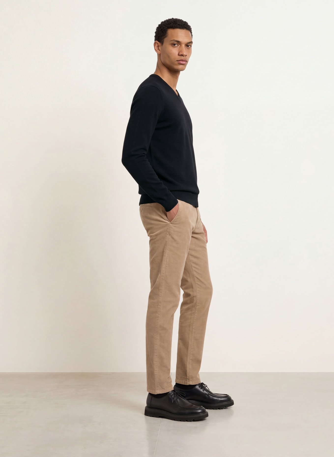 STROKESMAN'S Cashmere-Pullover: SCHWARZ