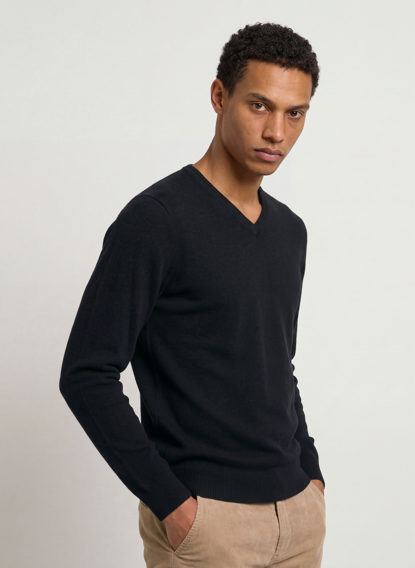 STROKESMAN'S Cashmere-Pullover: SCHWARZ