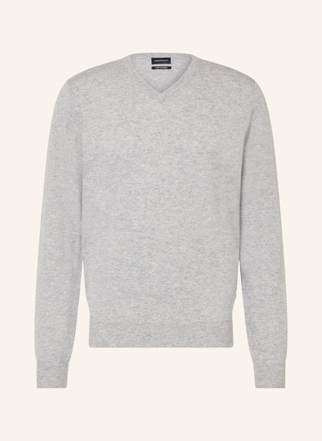 STROKESMAN'S Cashmere-Pullover: GRAU