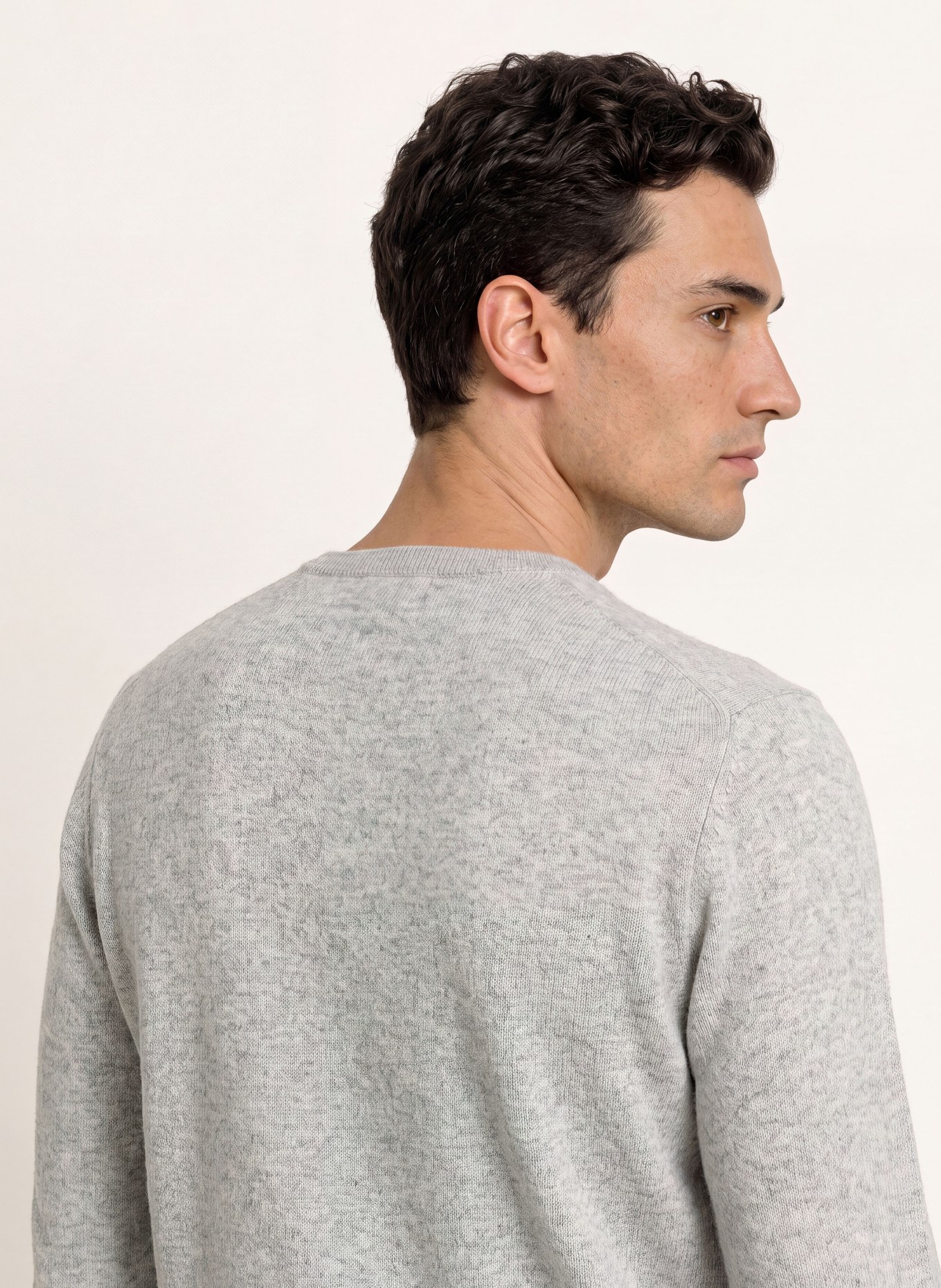 STROKESMAN'S Cashmere-Pullover: GRAU