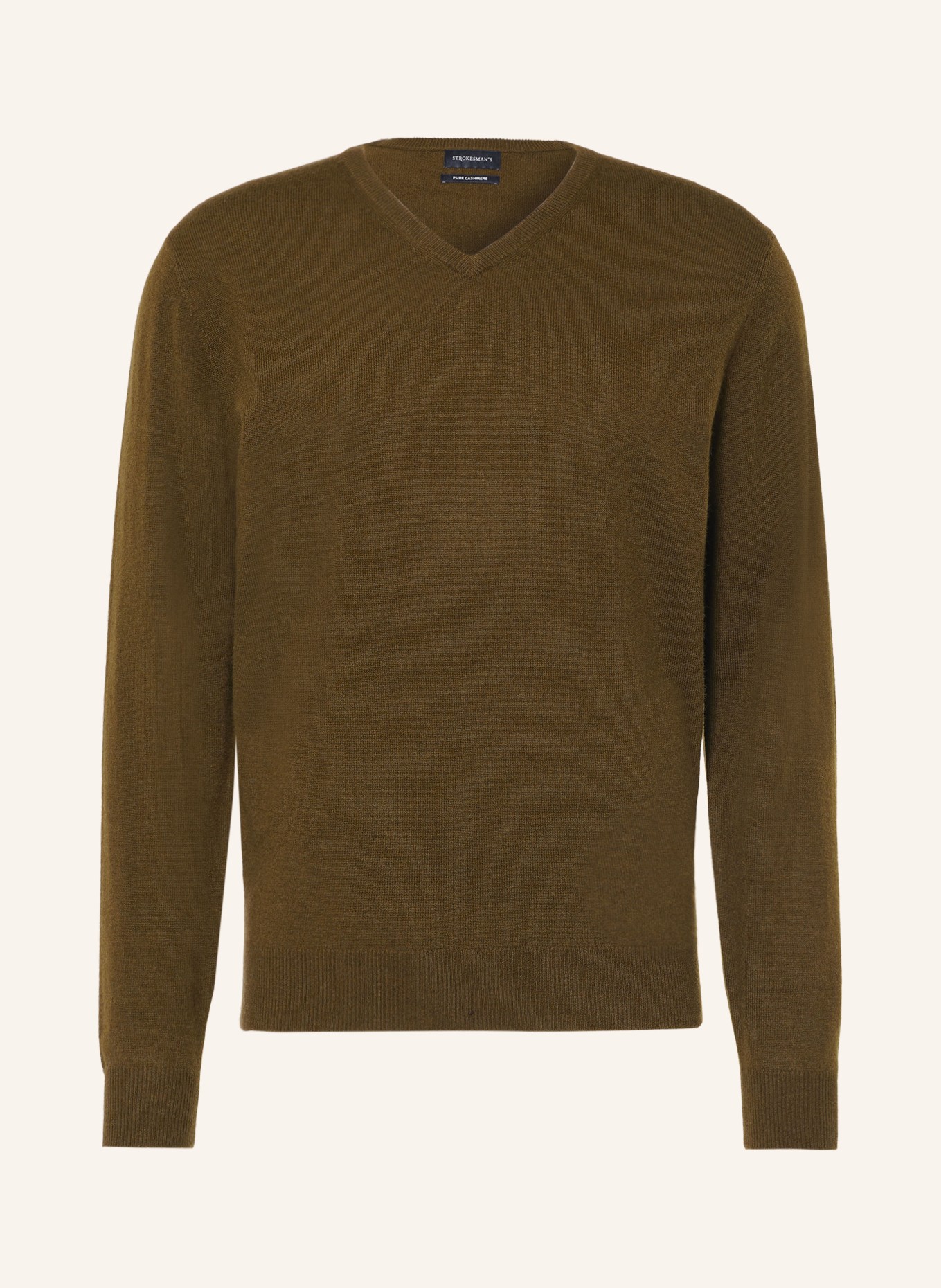 STROKESMAN'S Pull en cachemire: KAKI