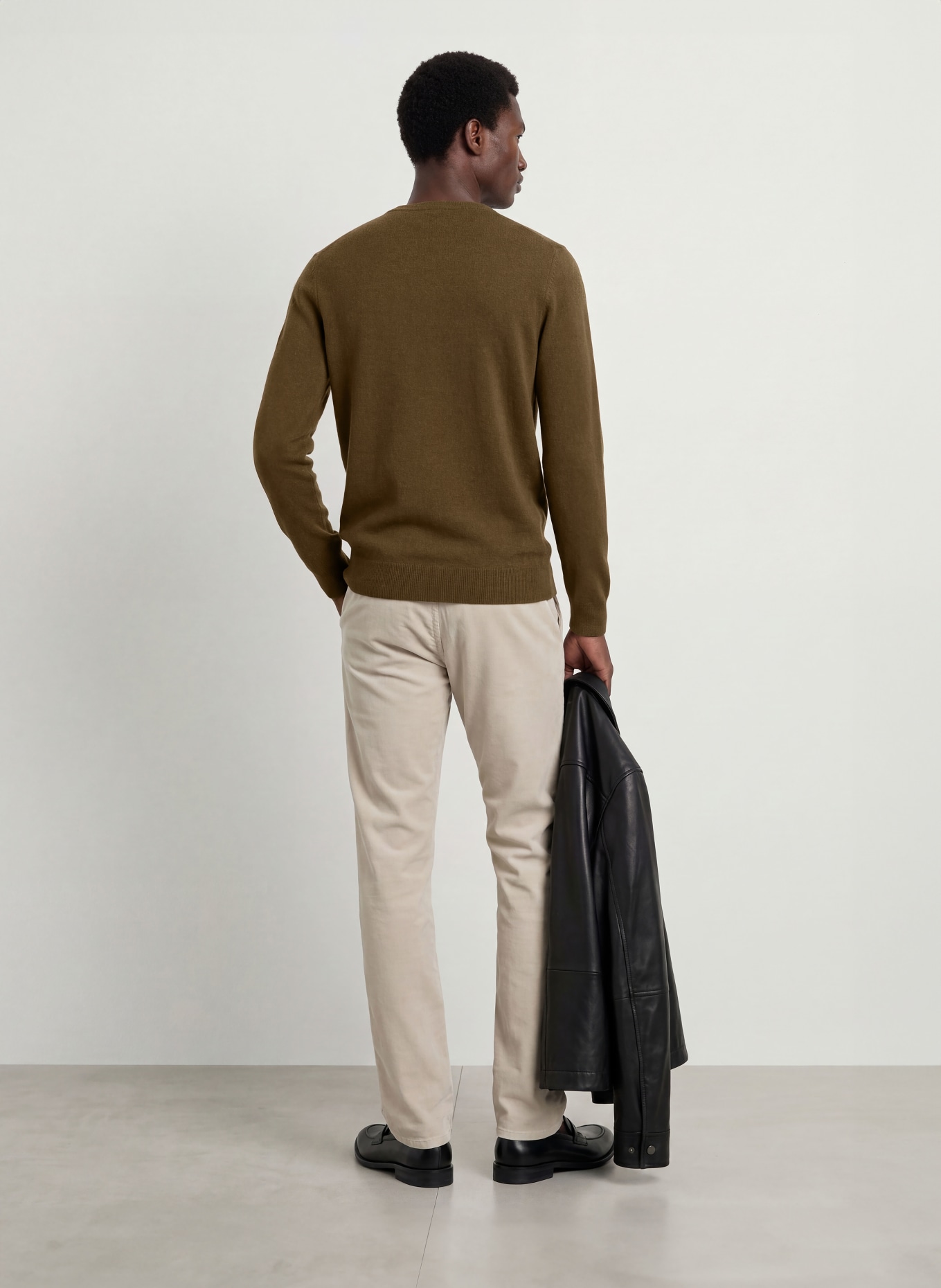 STROKESMAN'S Pull en cachemire: KAKI