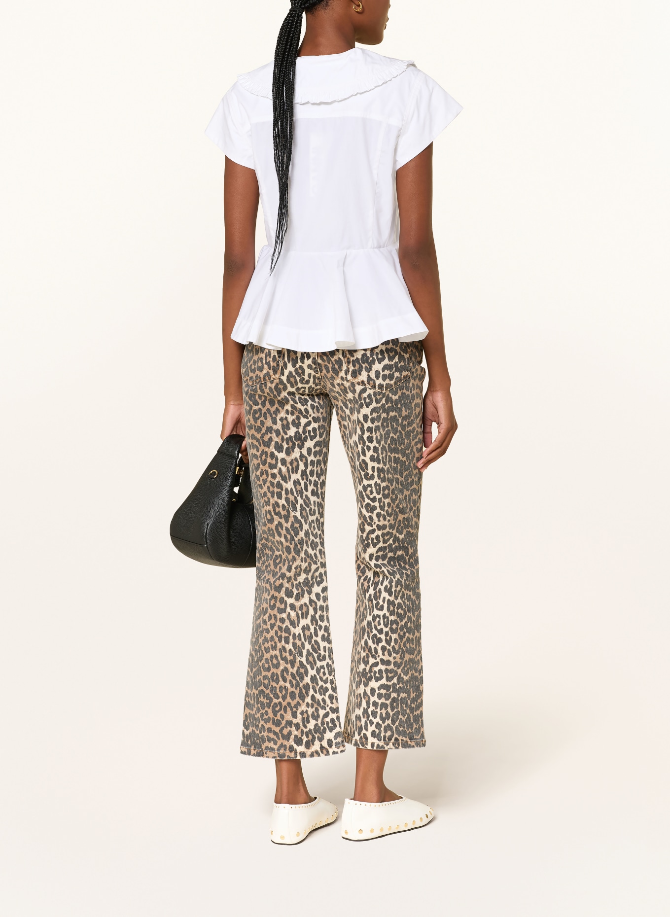 GANNI Blouse: WHITE