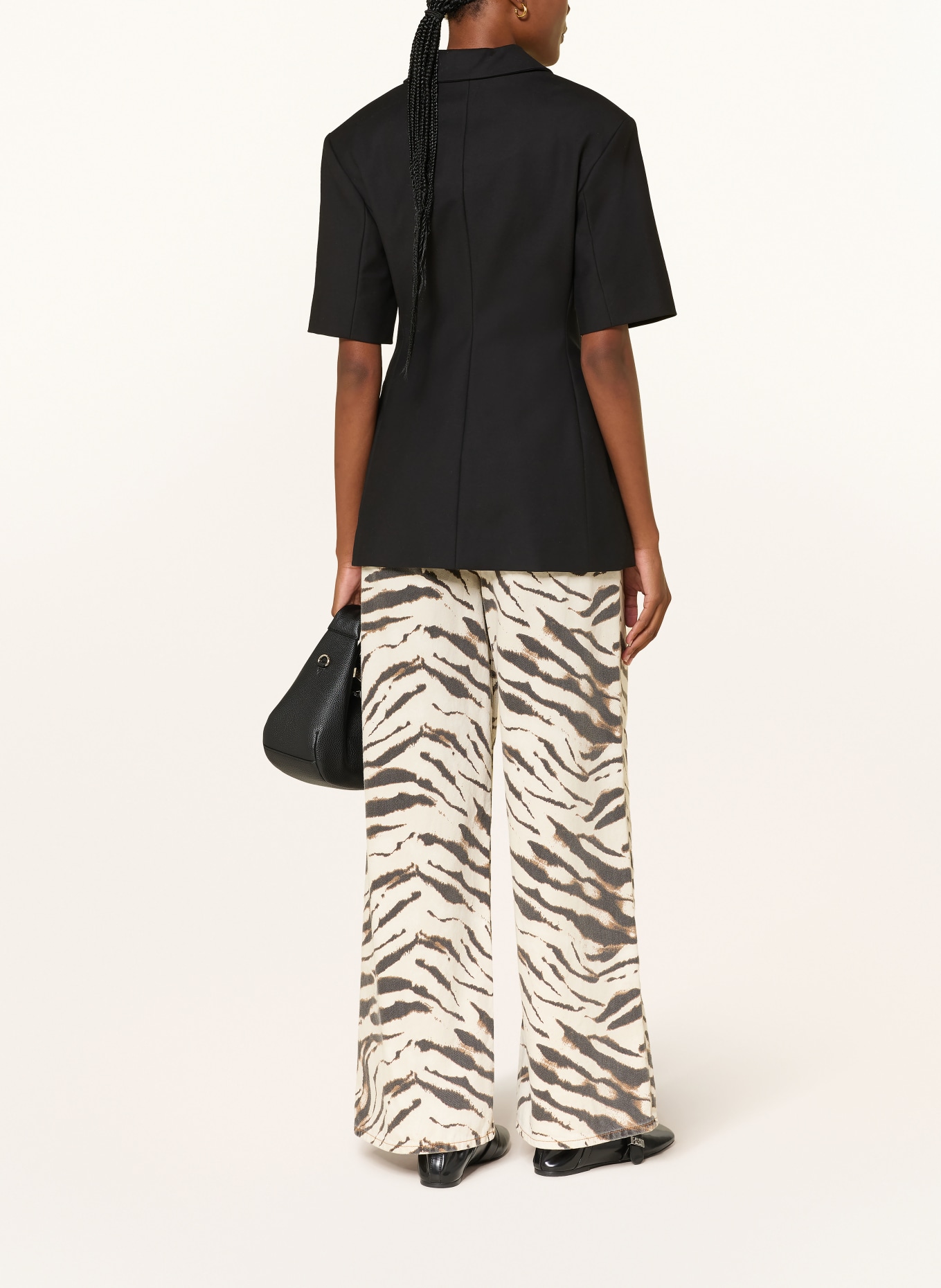 GANNI Blazer: SVART