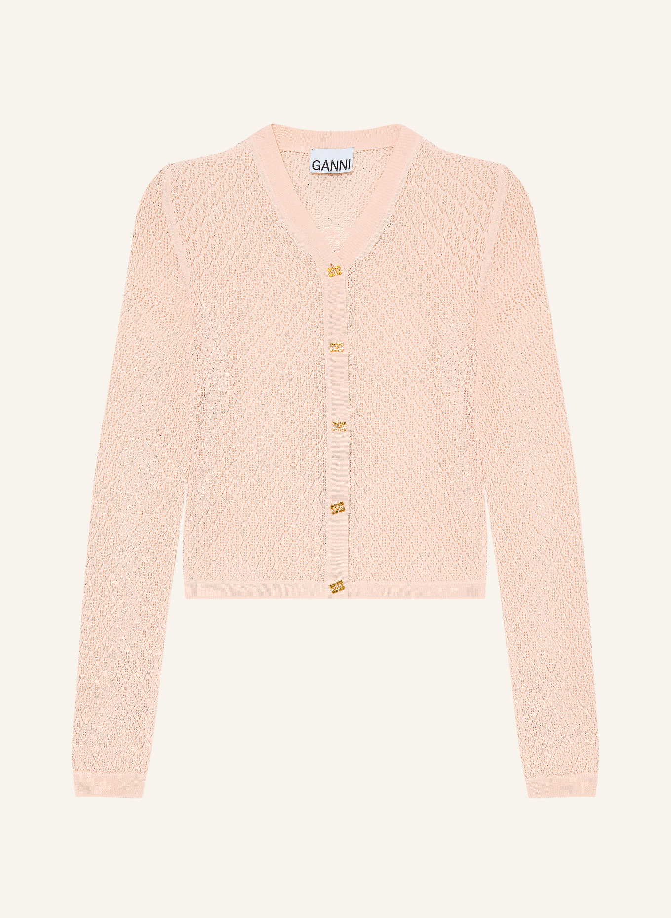 GANNI Strickjacke: HELLROSA