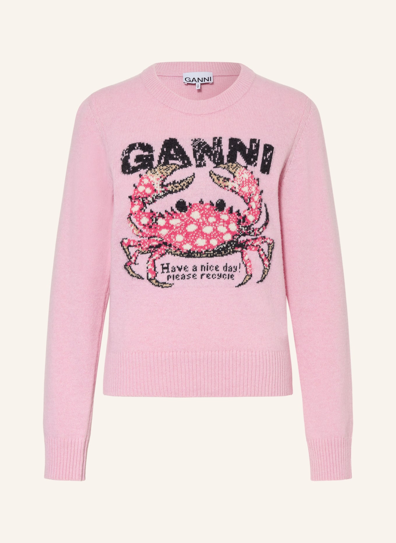 GANNI Tröjor: ROSA / ROSA / SVART