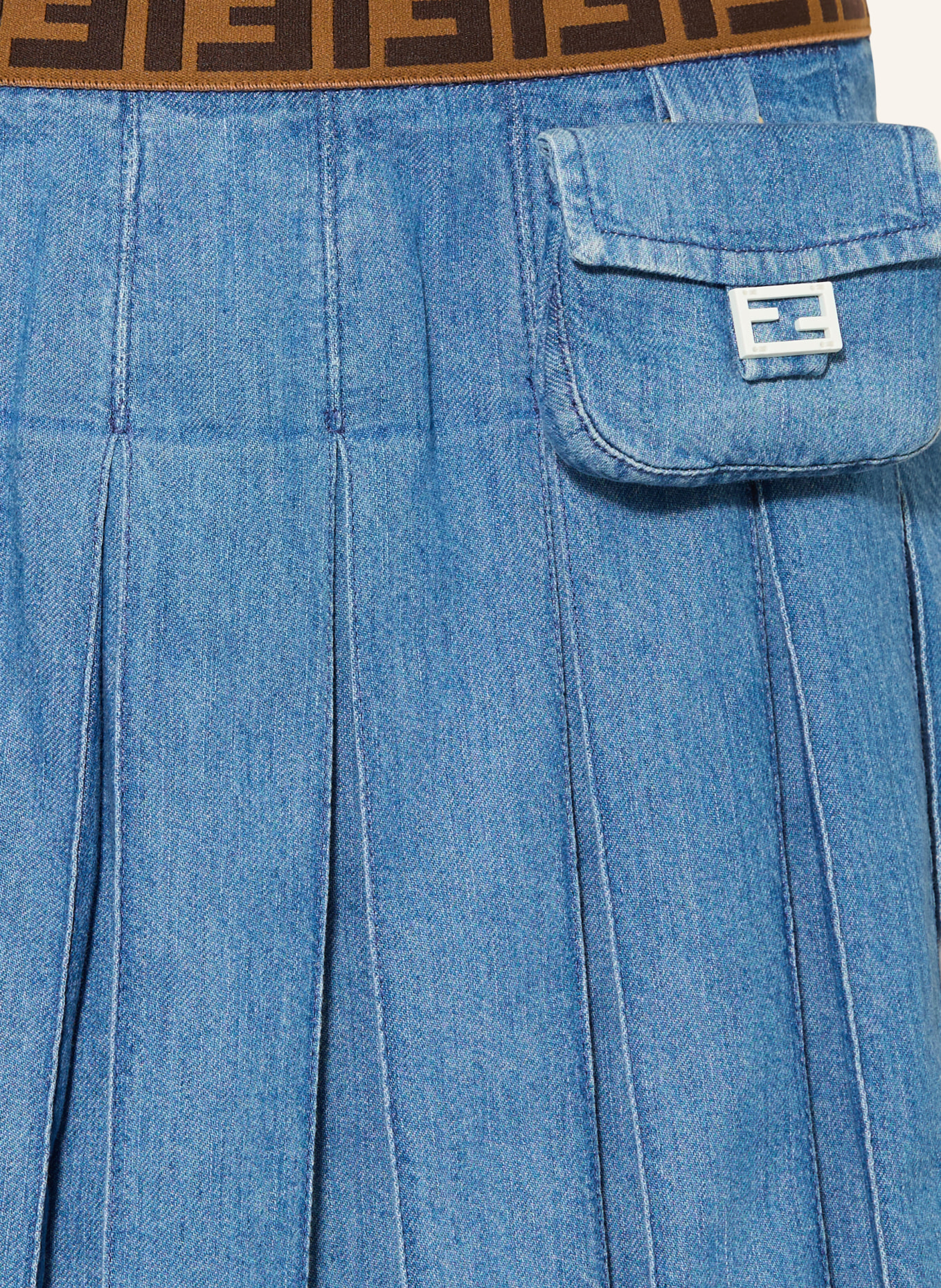 FENDI Jeansrock: HELLBLAU