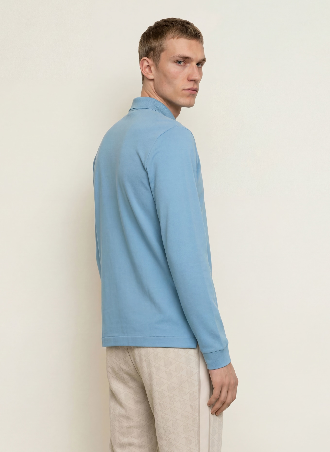 LACOSTE Jersey-polotröja: BLÅGRÅ