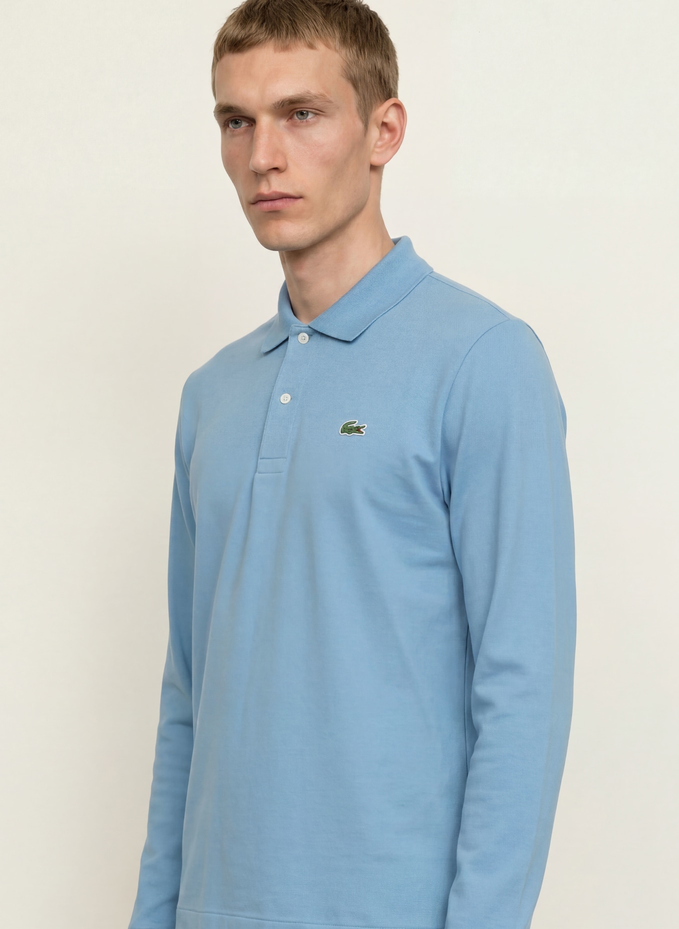 LACOSTE Jersey-polotröja: BLÅGRÅ