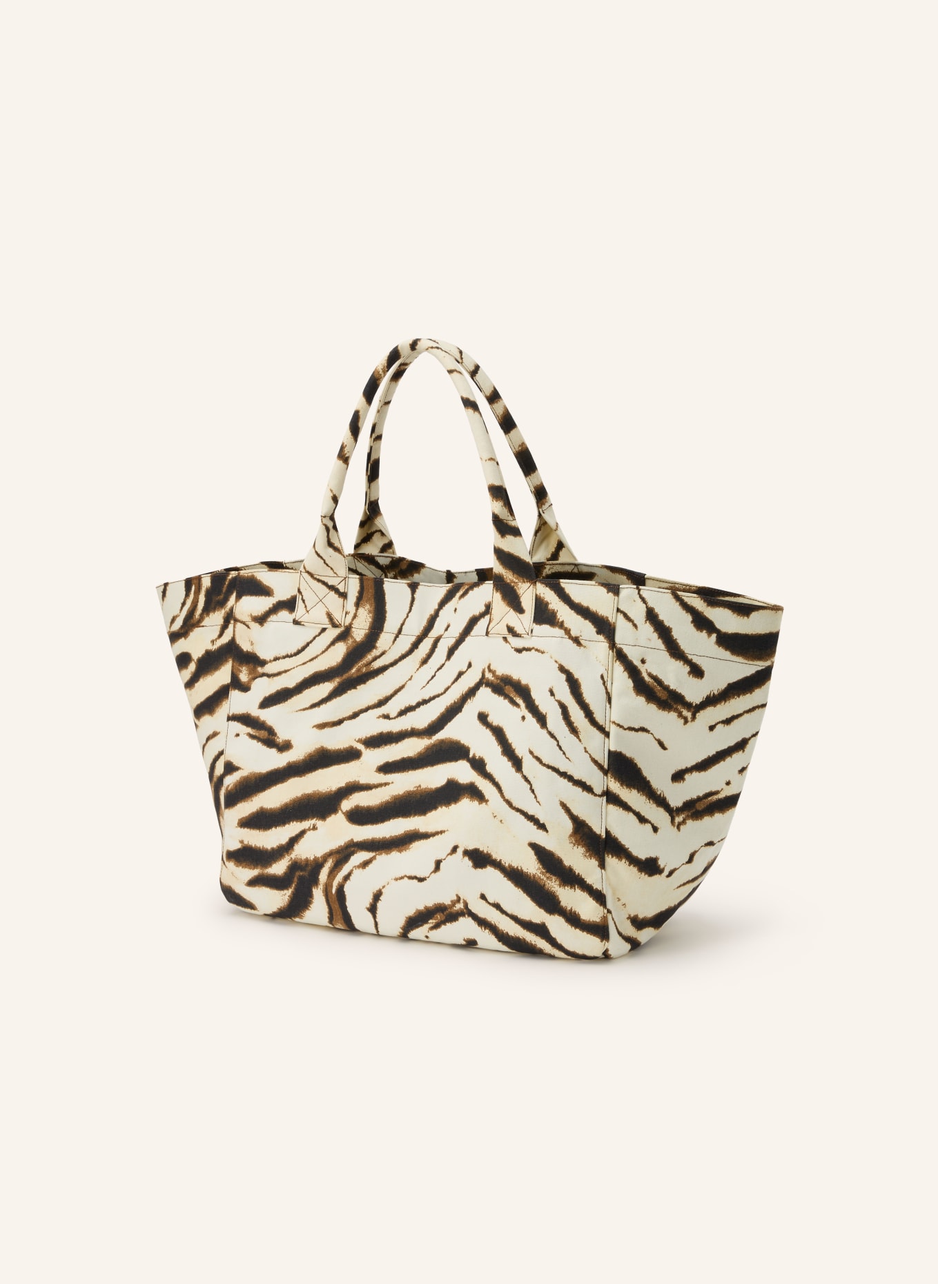GANNI Shoppers: BEIGE / BROWN / BLACK