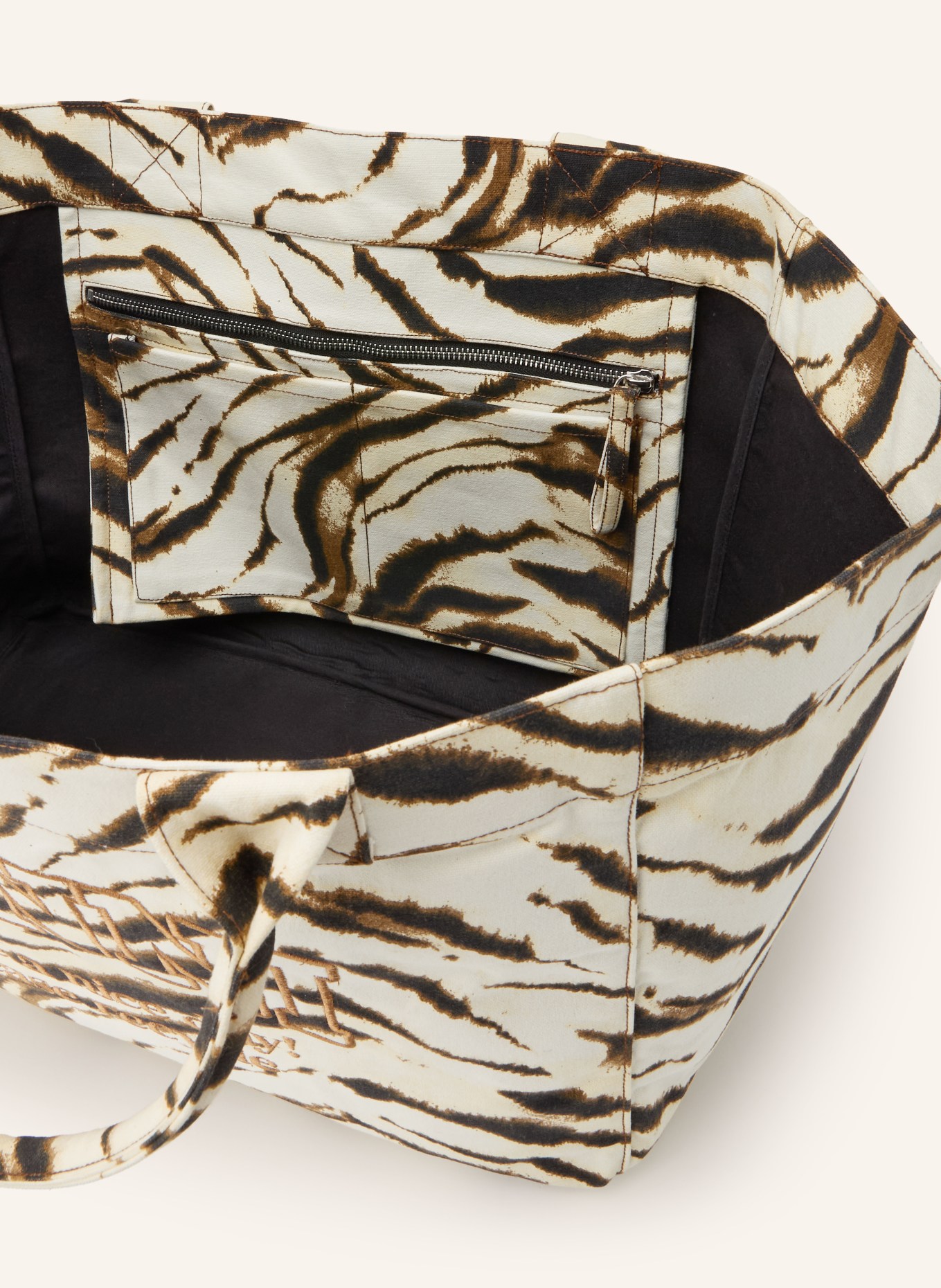 GANNI Shoppers: BEIGE / BROWN / BLACK